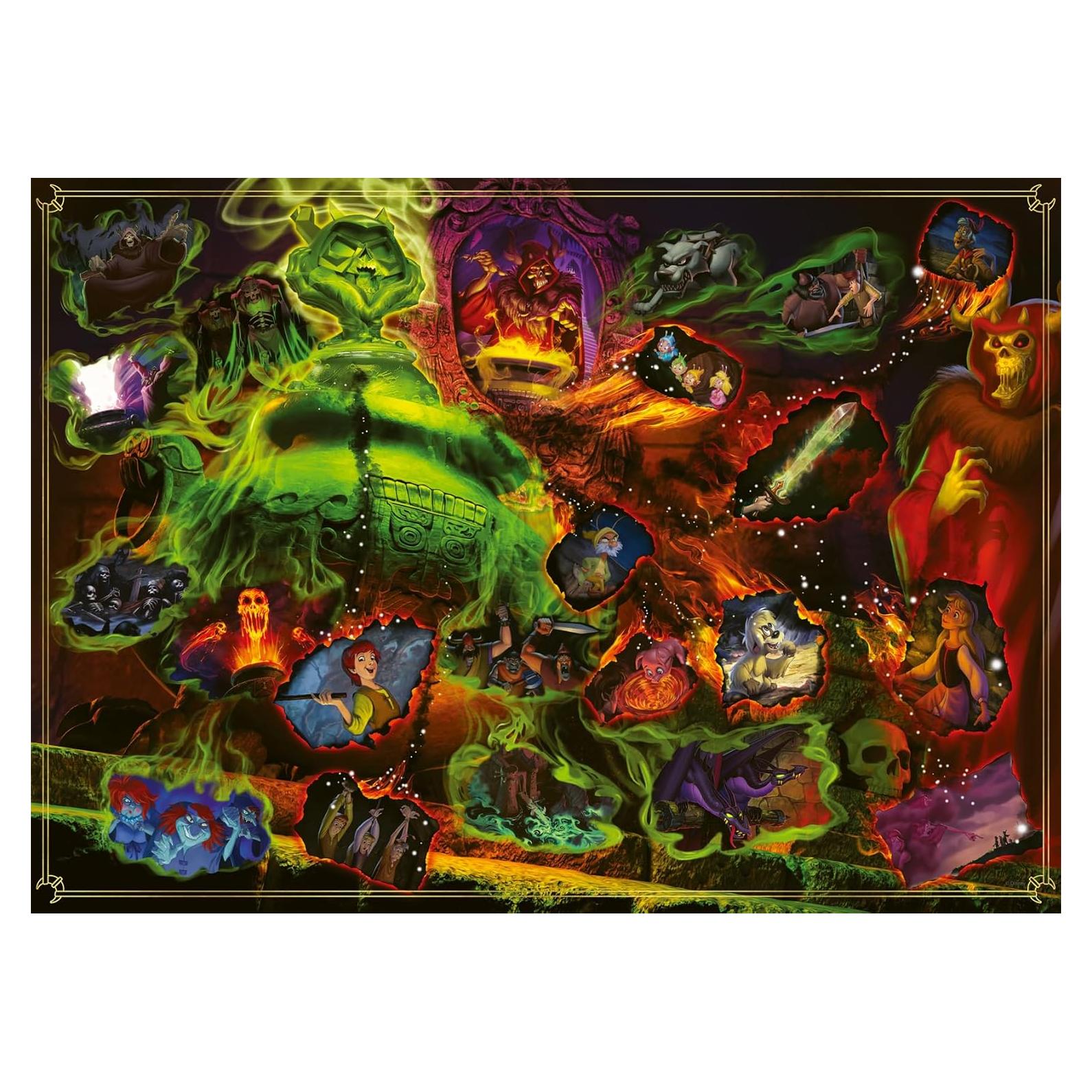 Rompecabezas Ravensburger 1000 Piezas Disney Villainous Rey Cuerno