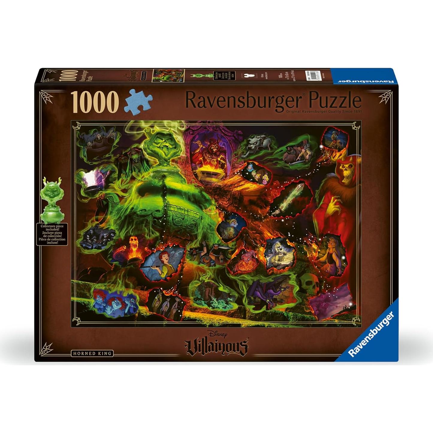 Rompecabezas Ravensburger 1000 Piezas Disney Villainous Rey Cuerno