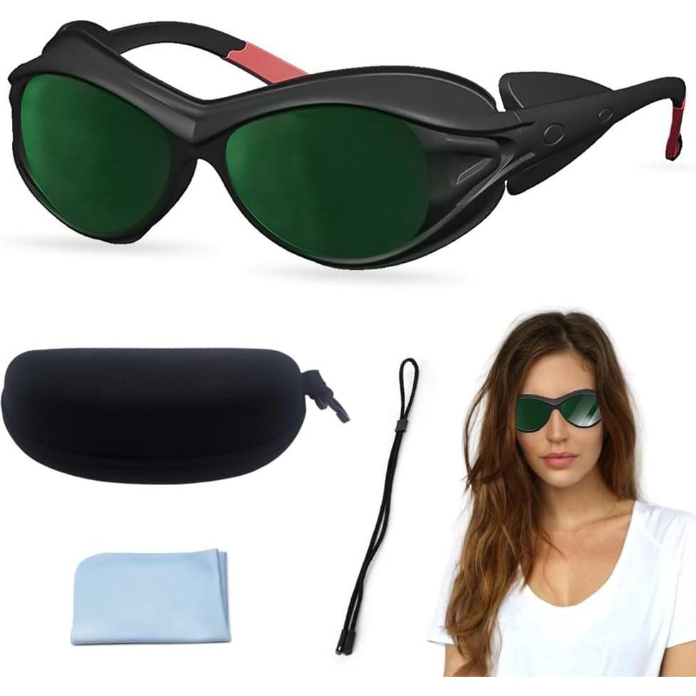 Gafas de Protección Laser Mozeeda para Terapia de Luz Roja