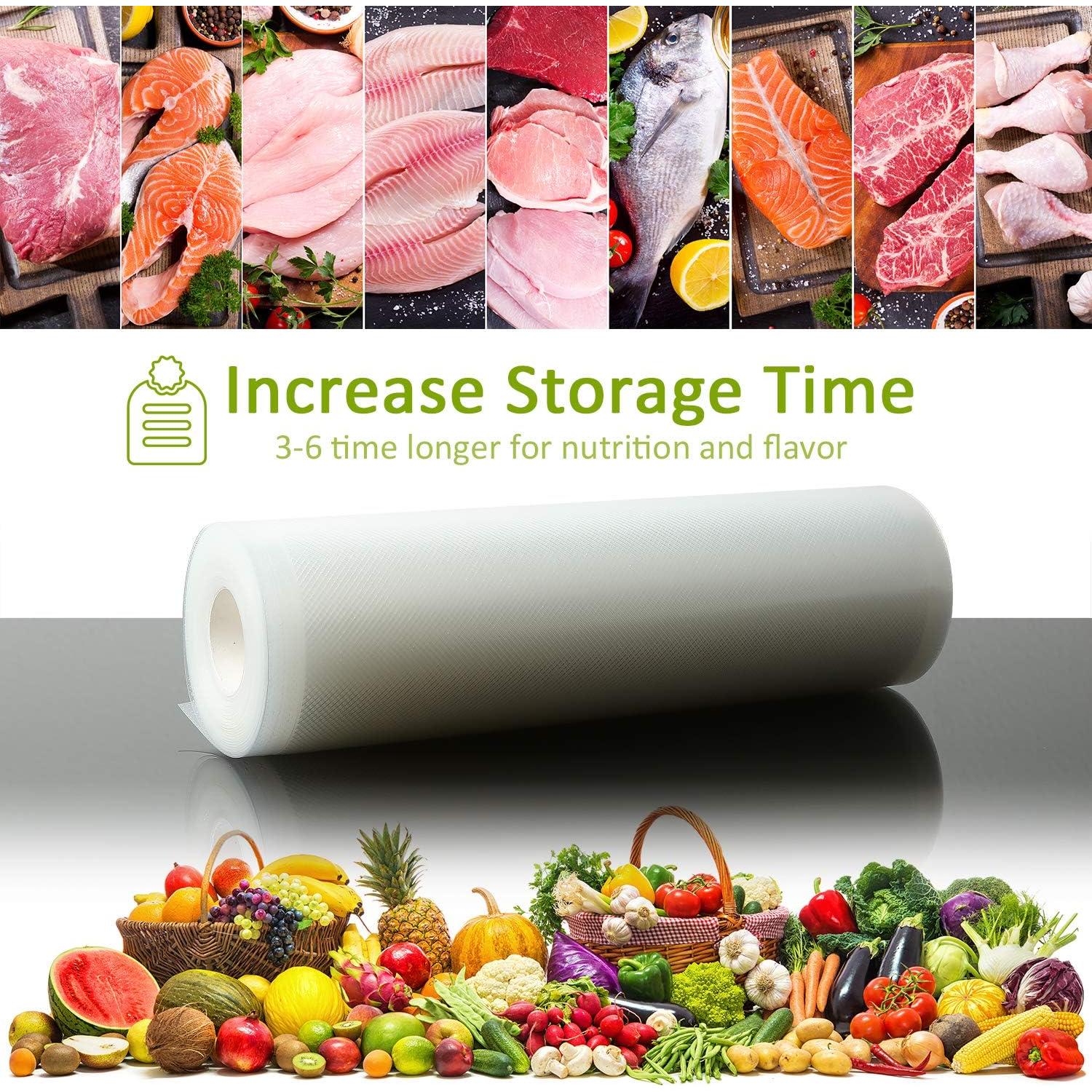 Paquete de 6 bolsas al vacío Potane 50,8x27,9 cm reutilizables