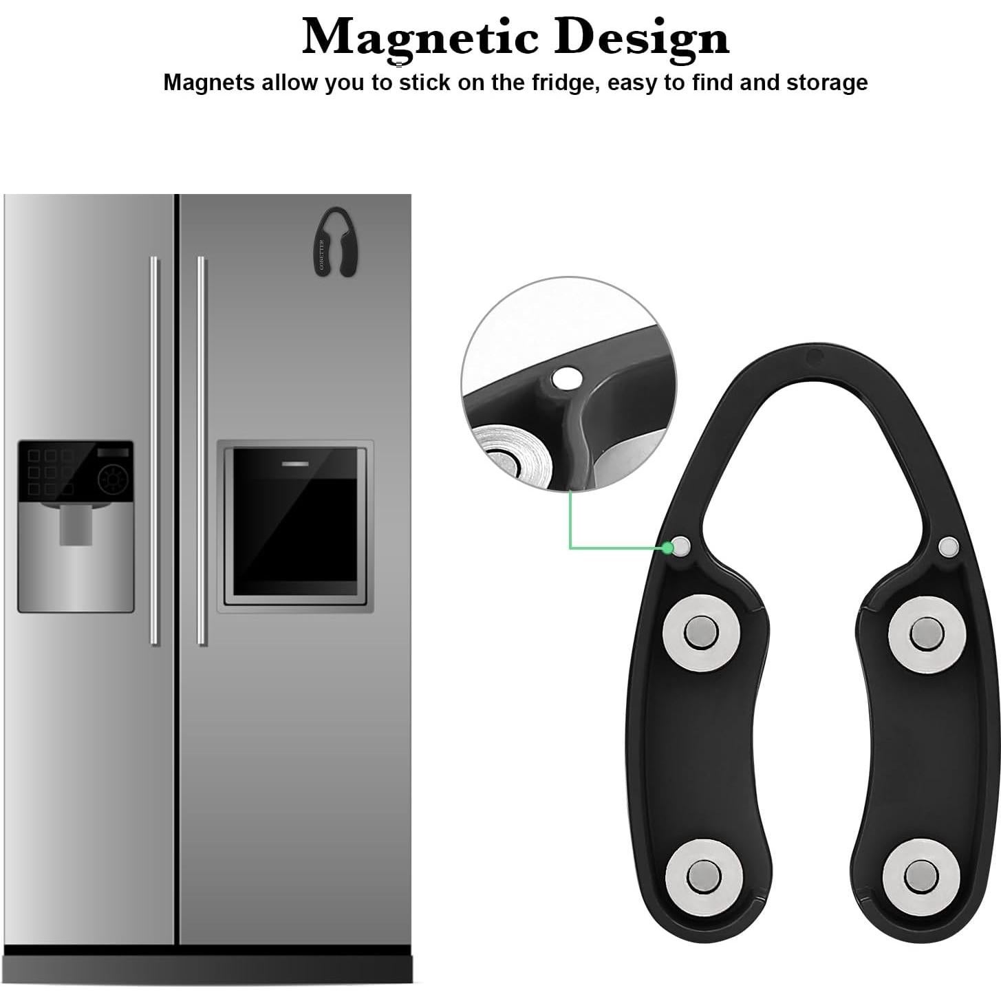 Cortador de Foil GOBETTER 2 Pcs Acero Inoxidable Negro