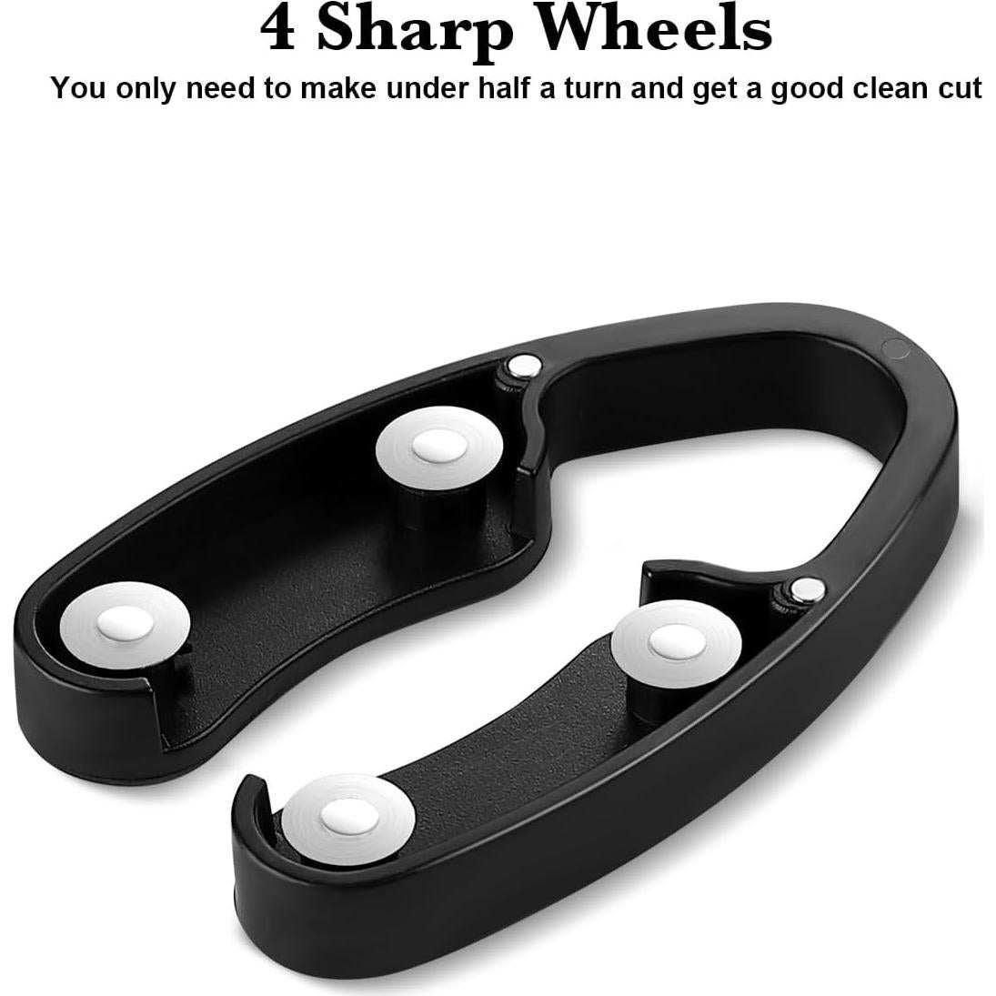 Cortador de Foil GOBETTER 2 Pcs Acero Inoxidable Negro