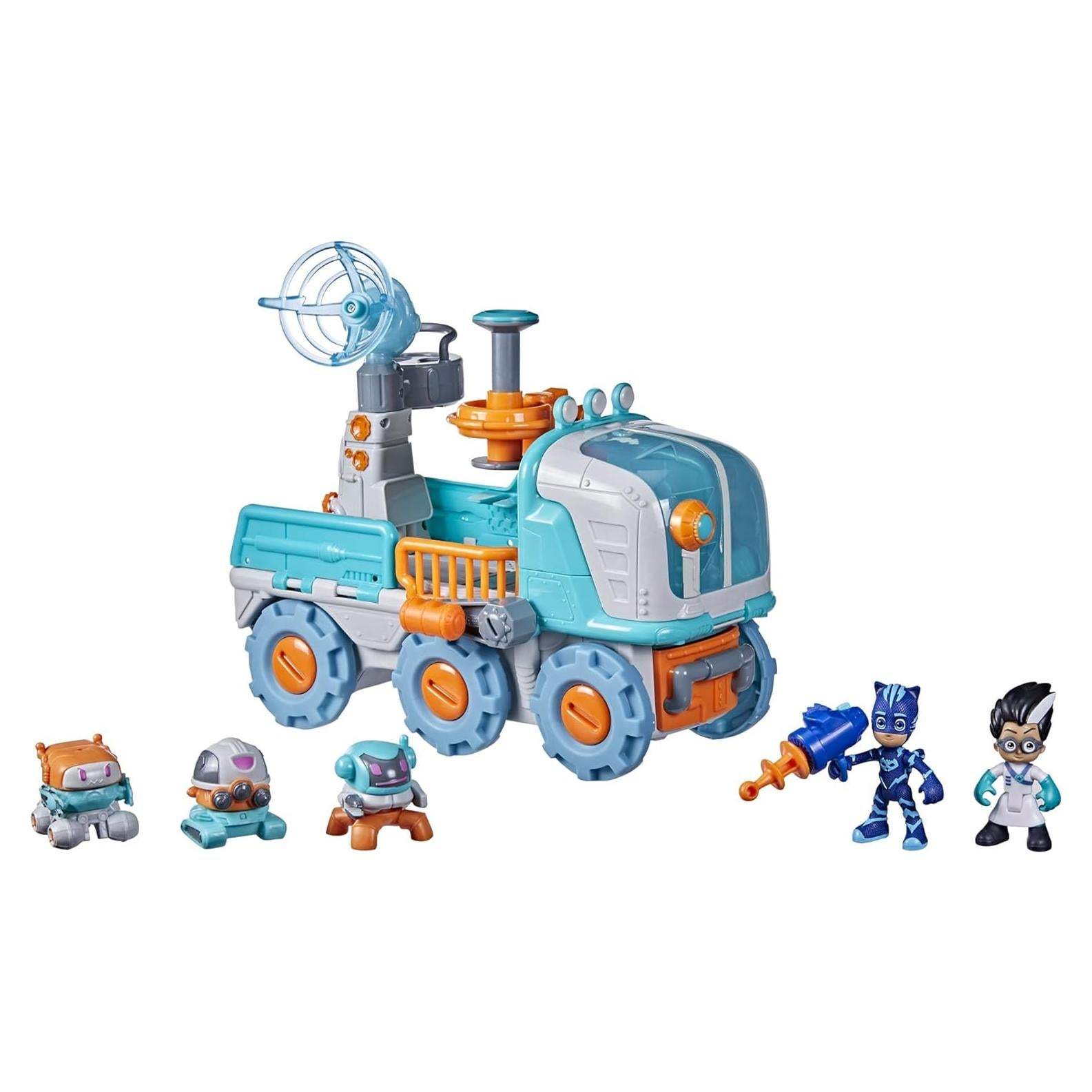 Vehículo Constructor de Robot PJ Masks Romeo con Luces y Sonidos