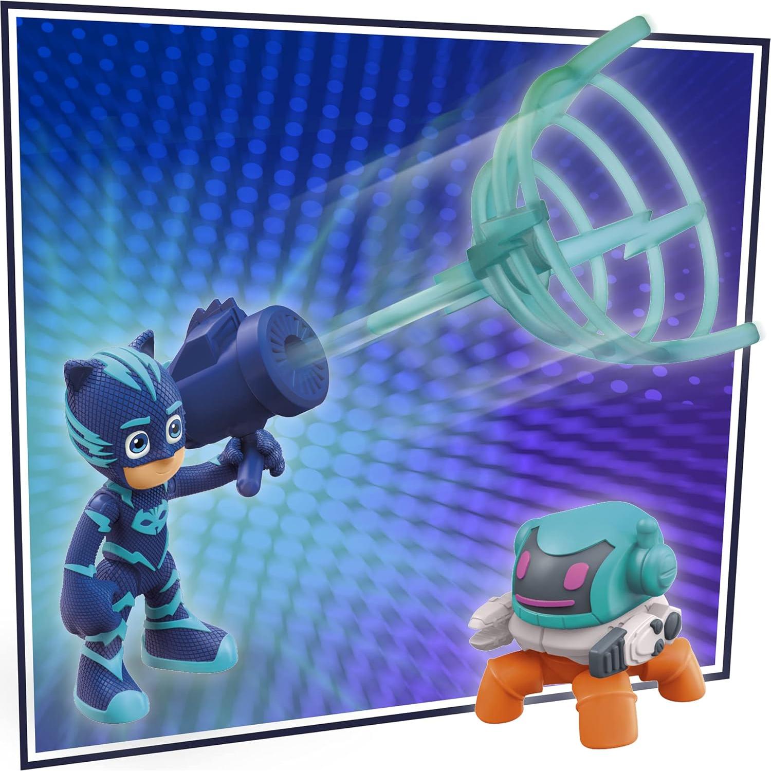 Vehículo Constructor de Robot PJ Masks Romeo con Luces y Sonidos