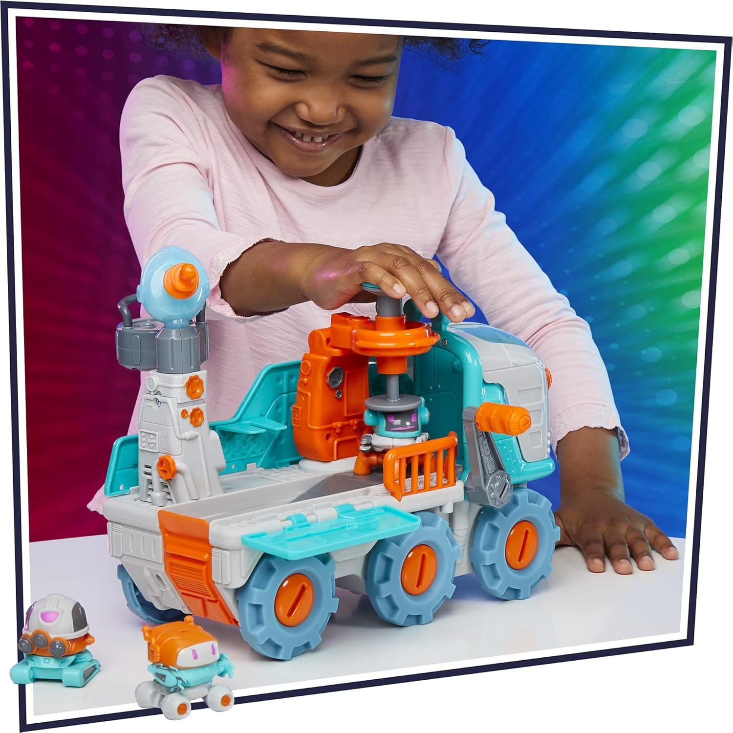 Vehículo Constructor de Robot PJ Masks Romeo con Luces y Sonidos