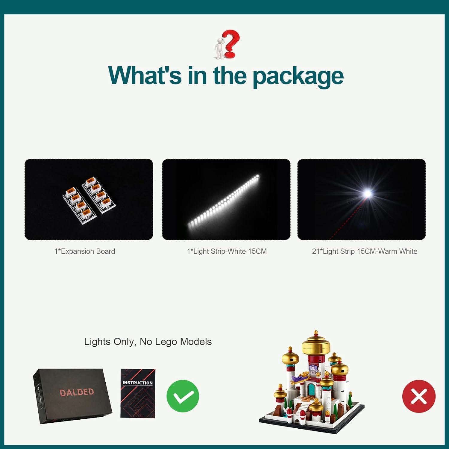 Kit de Iluminación LED para Lego 40613 - Fácil Instalación