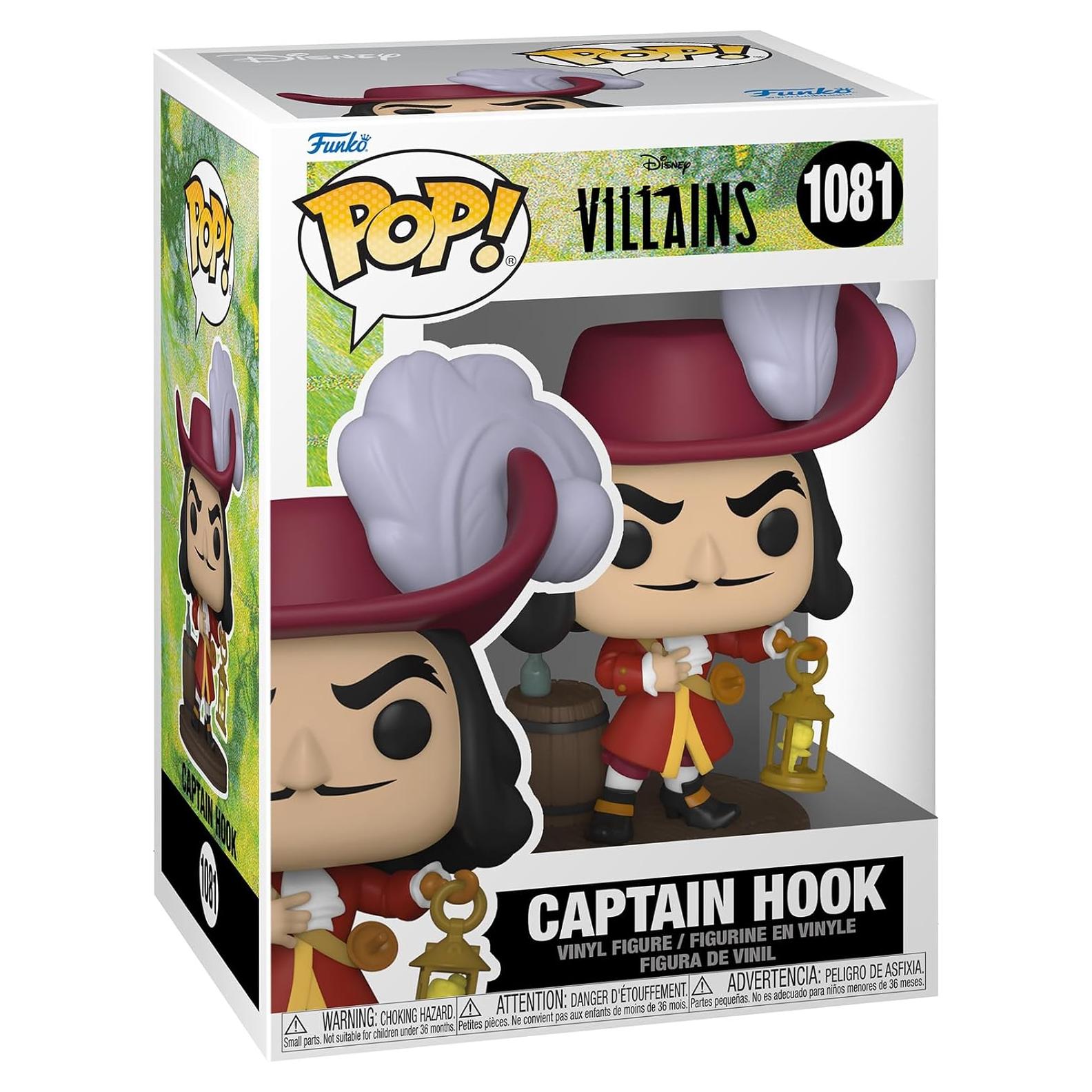 Figura Funko Pop! Capitán Garfio Disney 15.24 cm Vinilo