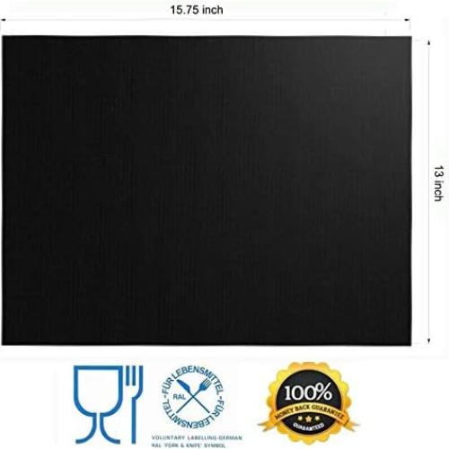 Conjunto de 6 alfombrillas para parrilla Renook 40x33 cm