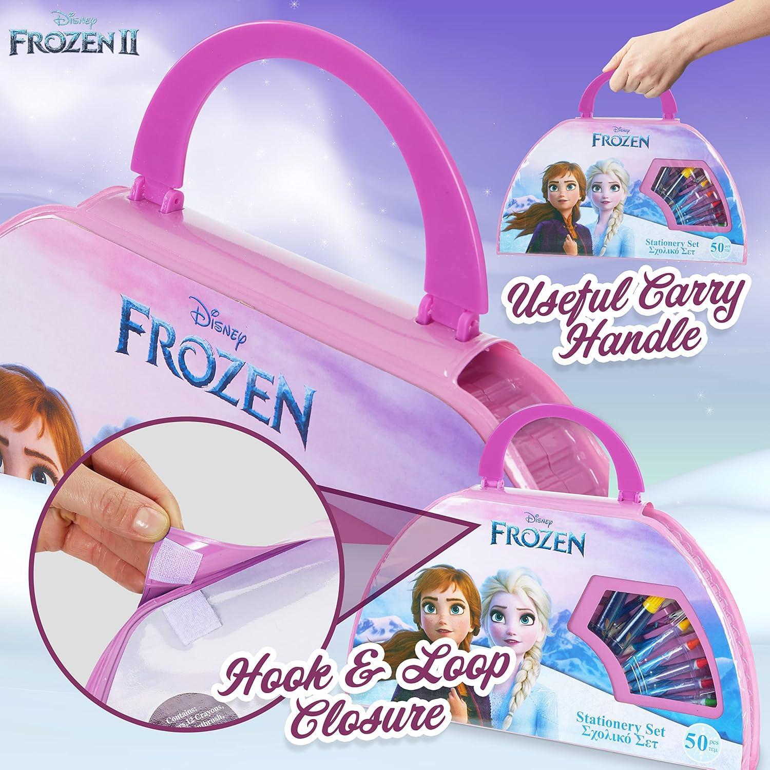 Juego de lápices de colores Disney Frozen 50 piezas para niños