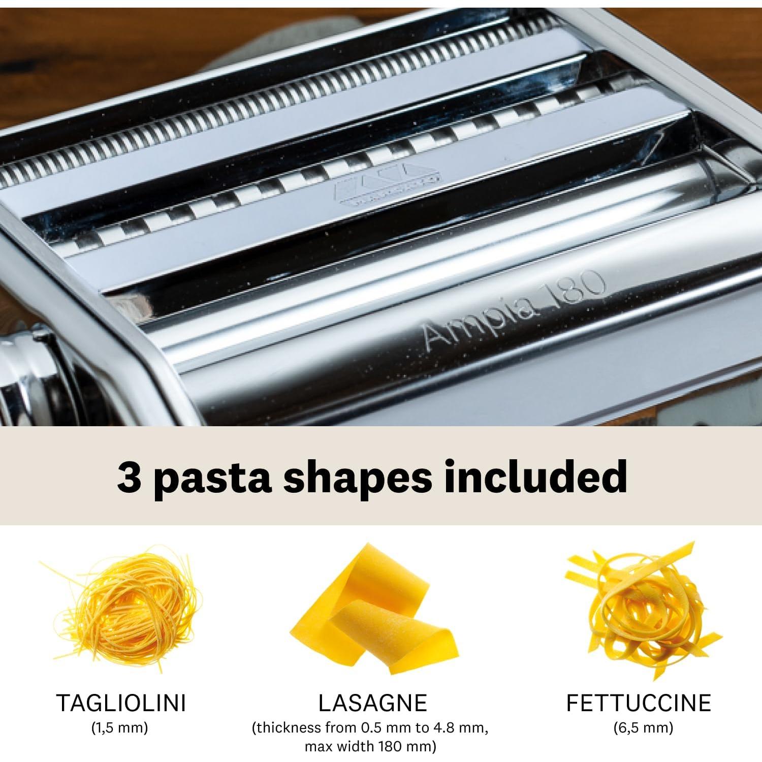 MARCATO Ampia 180 Máquina de Pasta Manual Acero Cromado