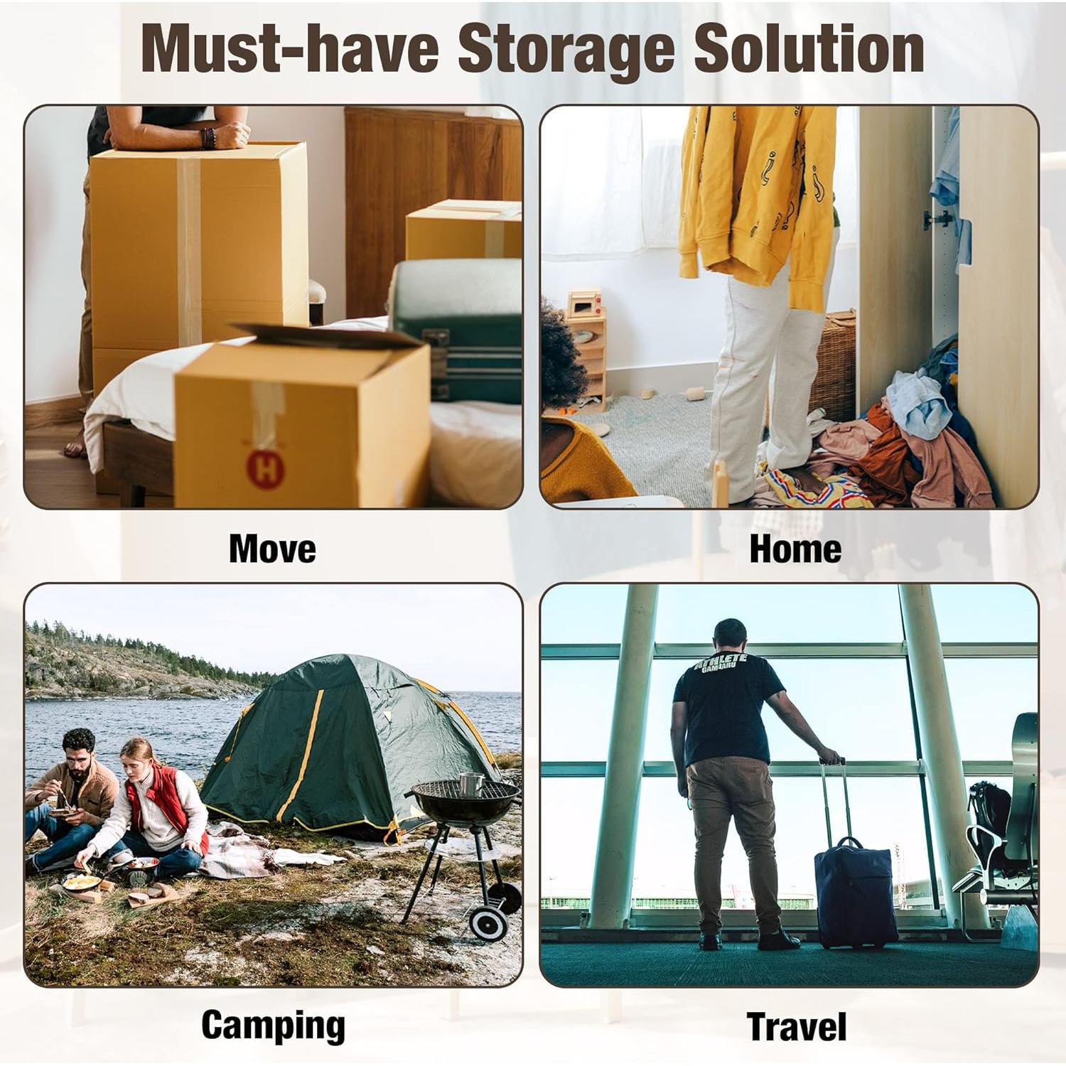 Bolsas de Almacenamiento al Vacío HIBAG 10 Jumbo 80% Ahorro