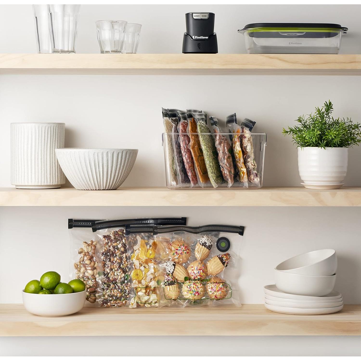 Bolsas Reutilizables FoodSaver de 3.78 L para Sellado al Vacío