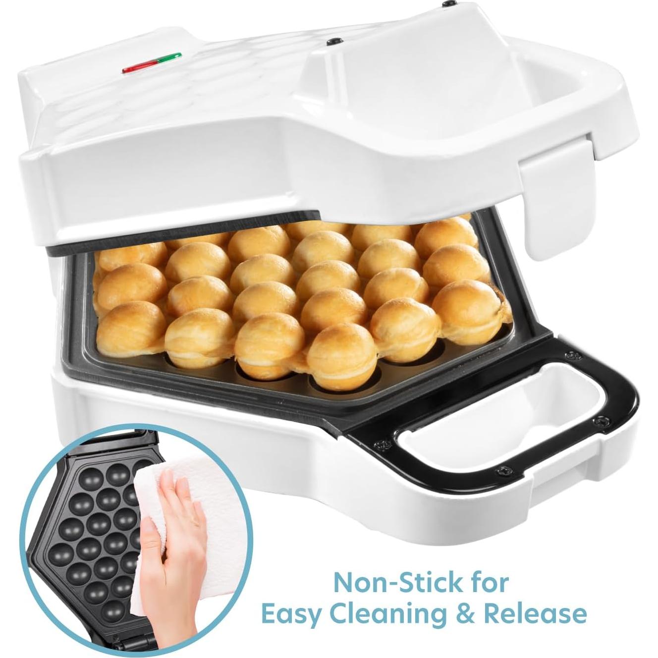 Máquina de Waffles de Burbuja CucinaPro 1000W Antiadherente