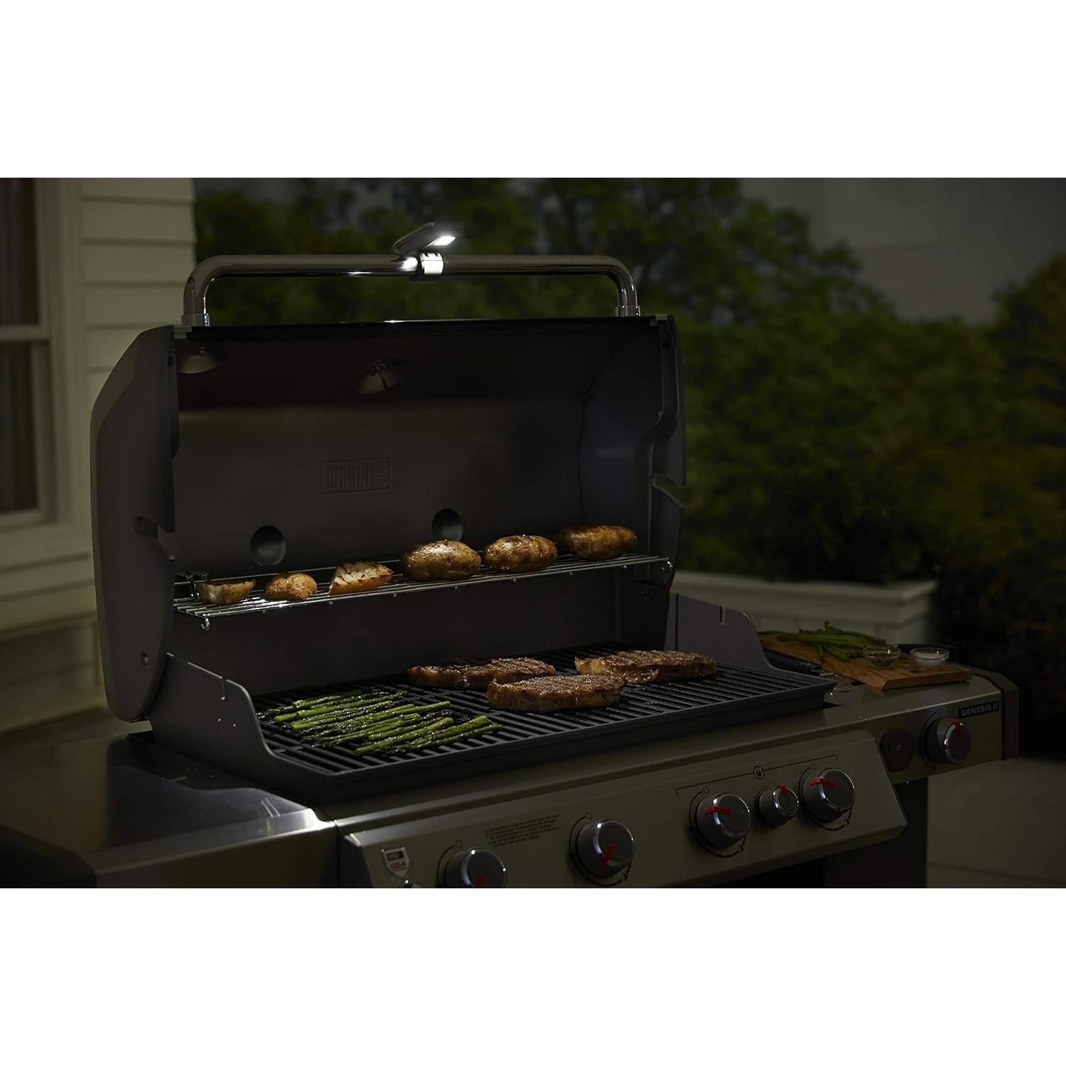 Parrilla Multifuncional Weber 'N Ir Luz Gris