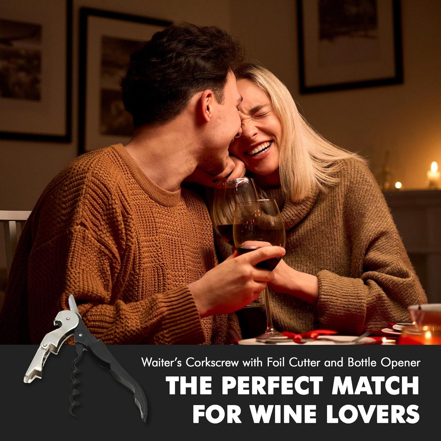 Sacacorchos Chef Craft 12,7 cm con Cortador y Abrebotellas