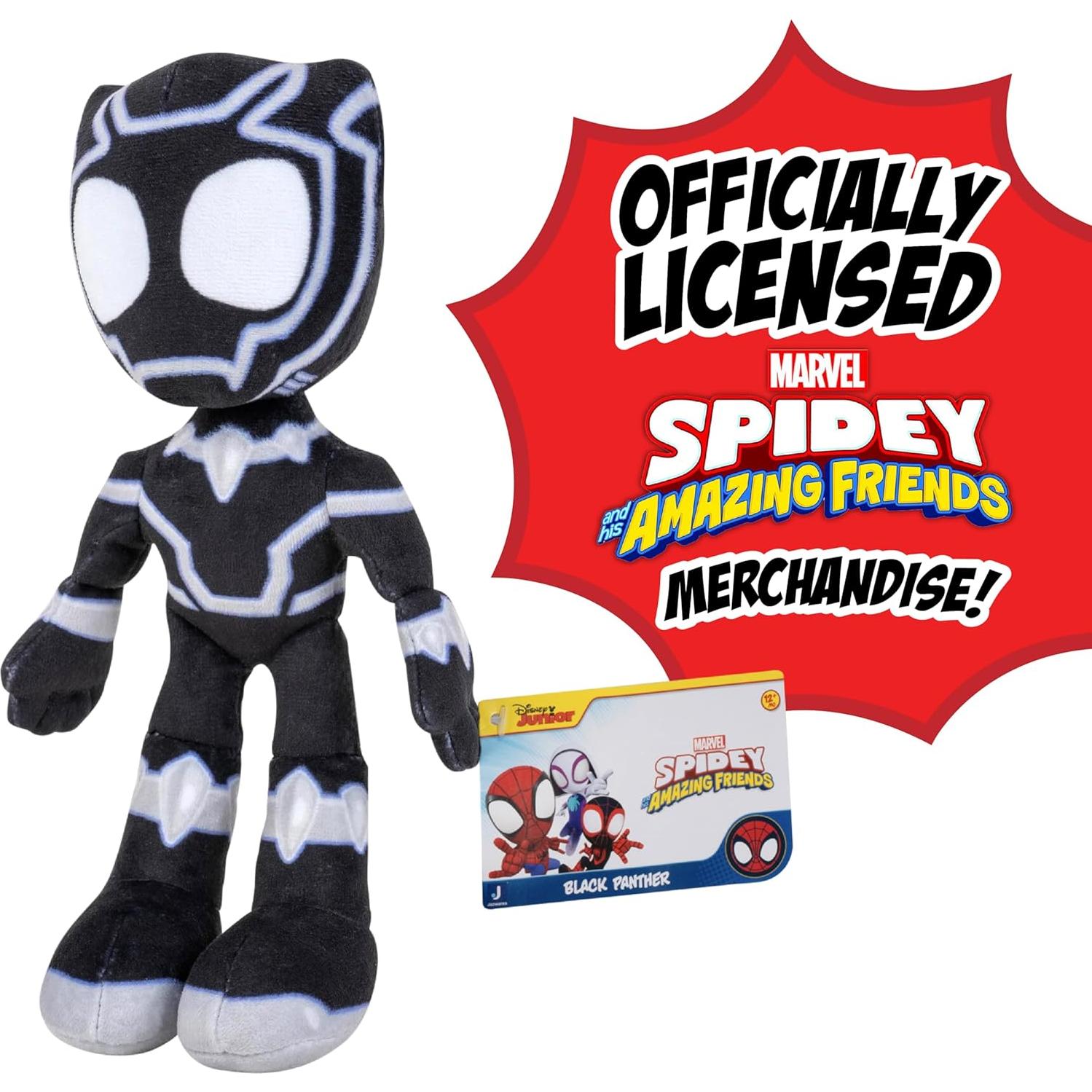 Peluche Pantera Negra Marvel 20cm - Spidey y Sus Amigos