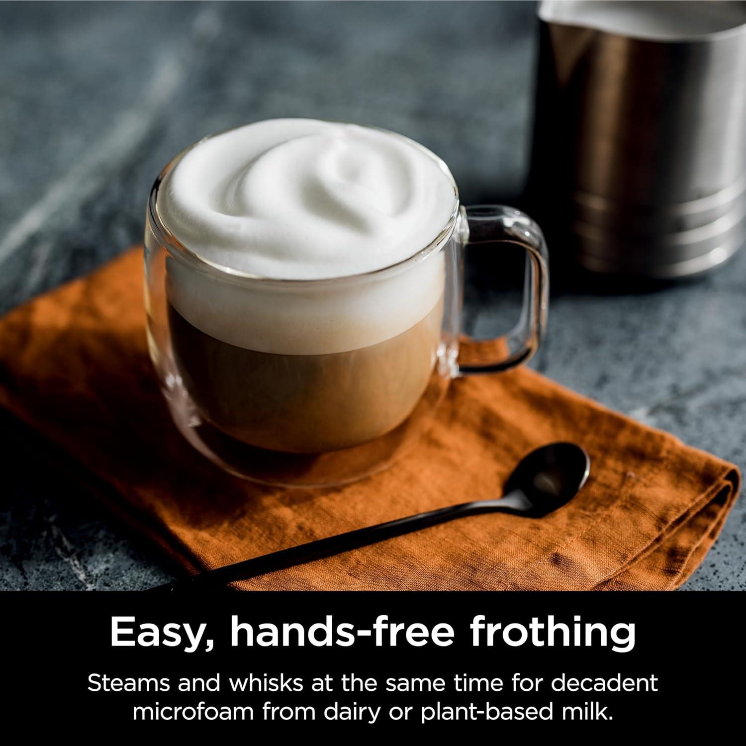 Máquina de Espresso Ninja ES601, 3 en 1, Automática, Plata