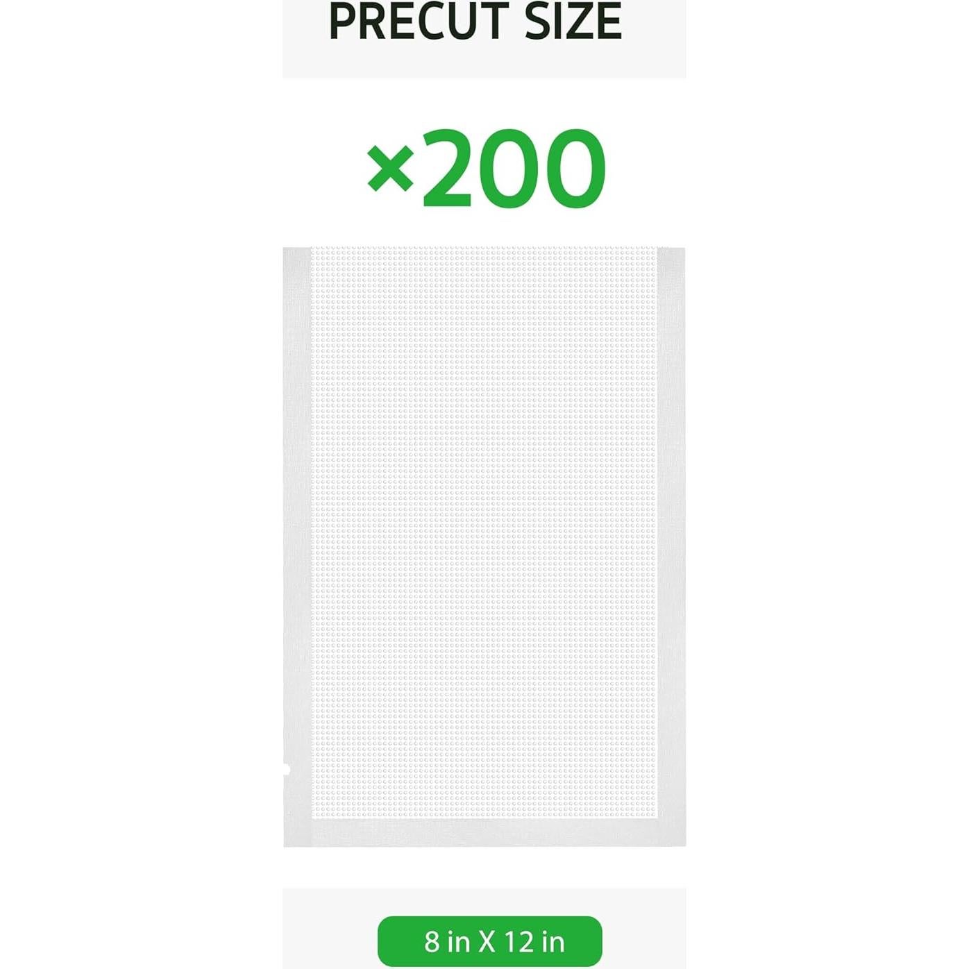 Bolsas de Sellado al Vacío Syntus 200 Unidades 20x30 cm