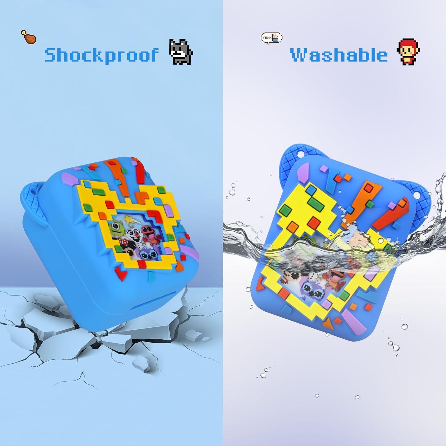 Funda de Silicona BOVKE para Juguete Bitzee Disney Azul