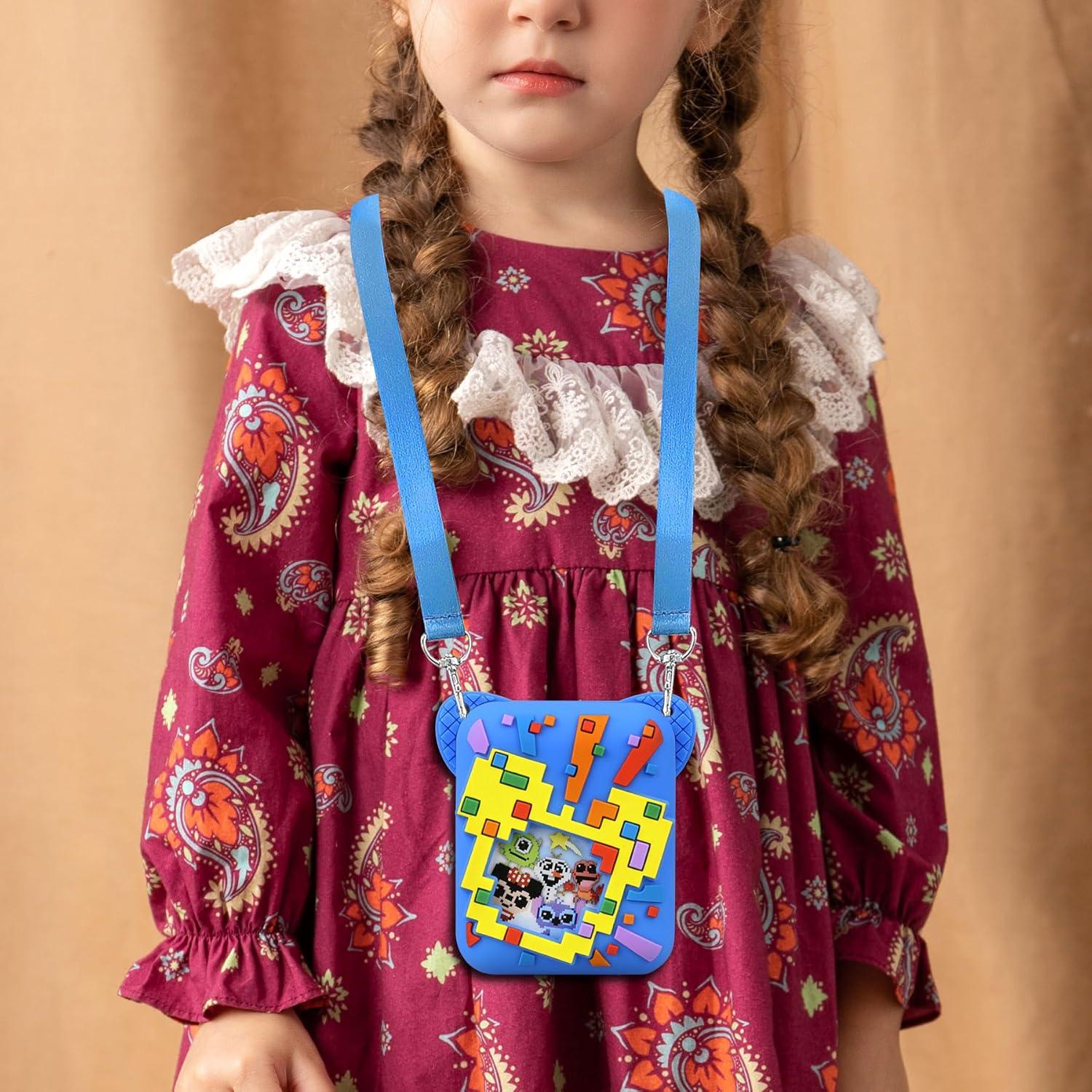 Funda de Silicona BOVKE para Juguete Bitzee Disney Azul