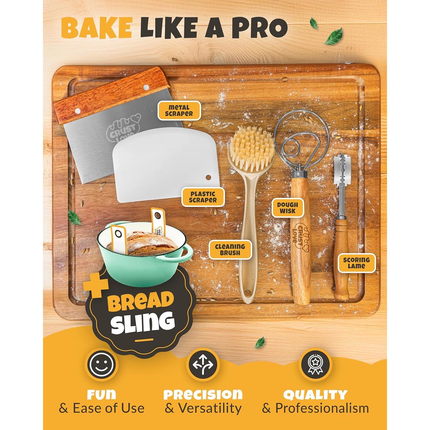 Horno Holandés CRUSTLOVE 5QT Verde con Cesta y Lame