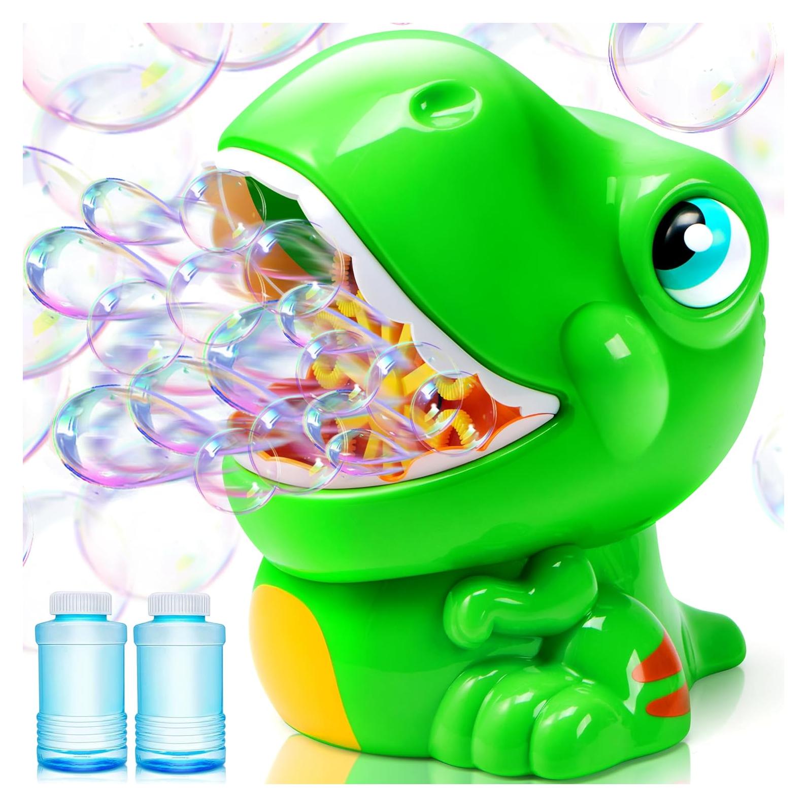 Máquina de Burbujas Joyin Dinosaurio Verde 5000 Burbujas/min