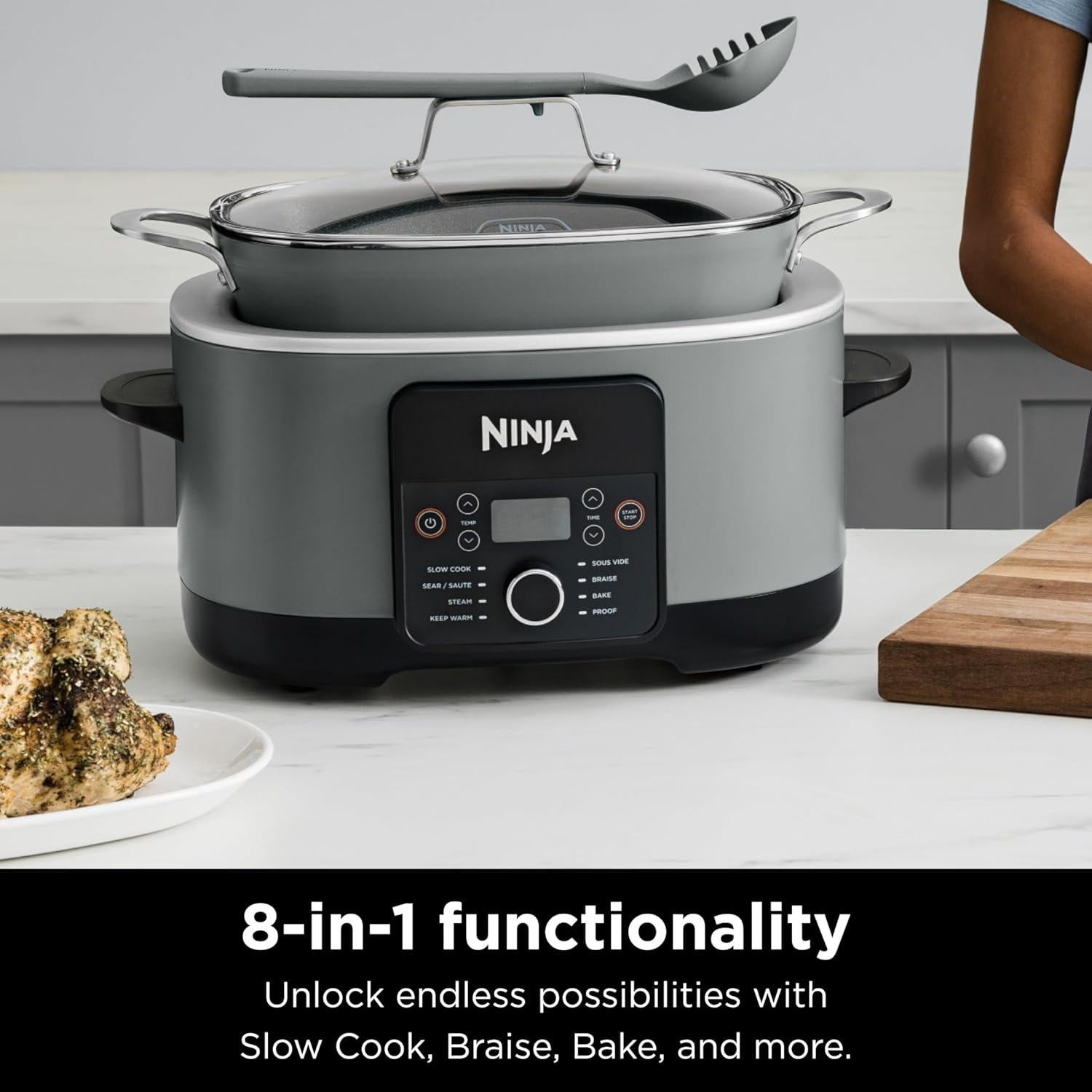 Ninja Foodi MC1001 8.5L Multi-Cocinero 8-en-1 Antiadherente
