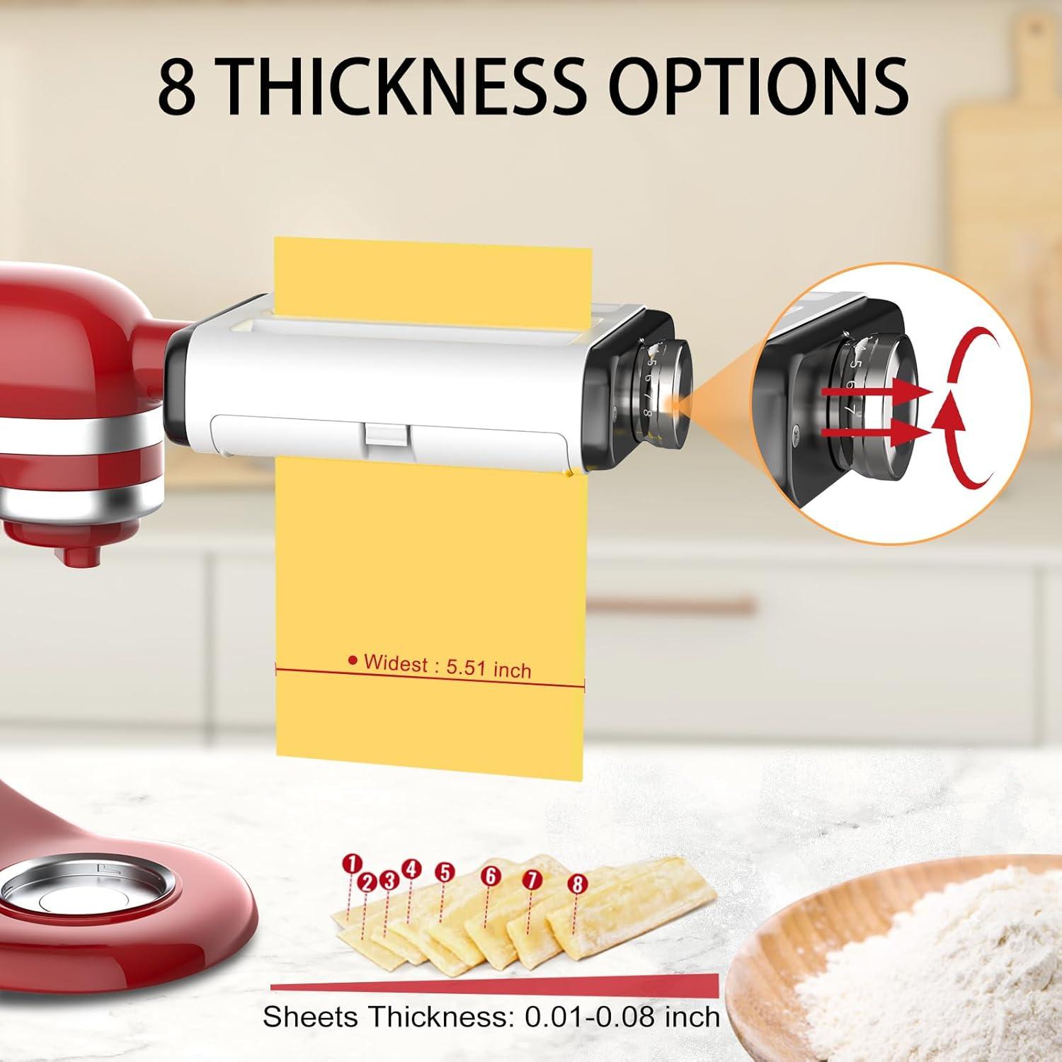 Accesorio para hacer pasta 3 en 1 NEWSETS para KitchenAid