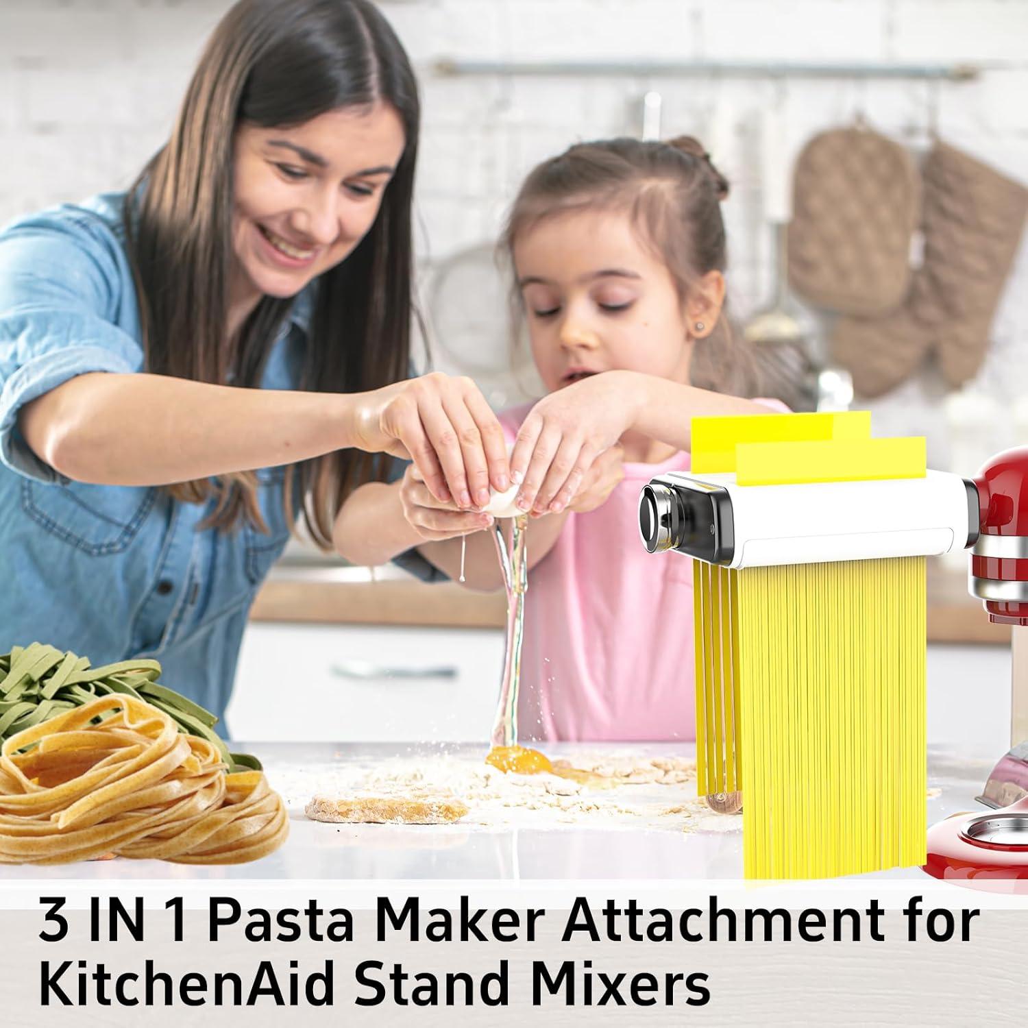 Accesorio para hacer pasta 3 en 1 NEWSETS para KitchenAid