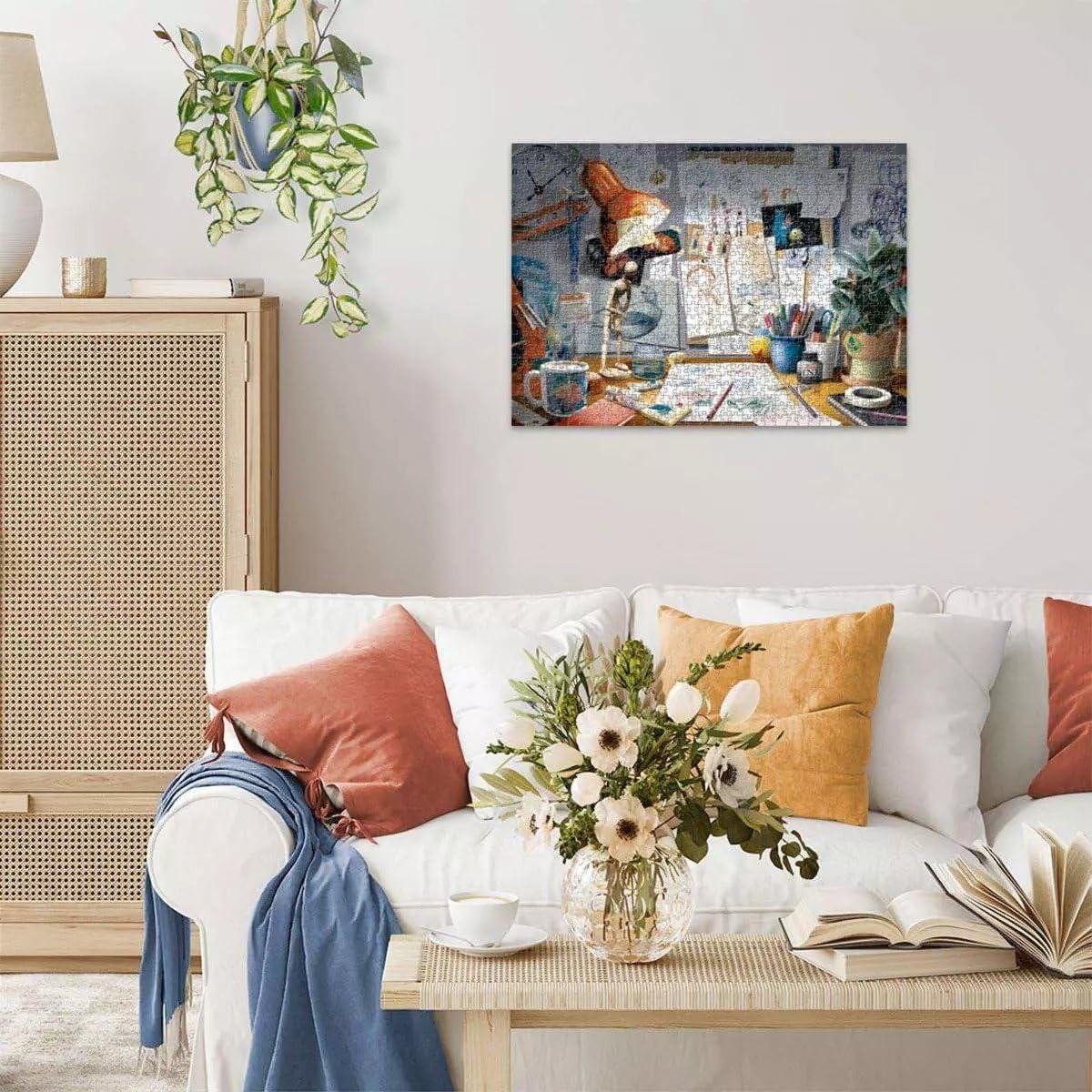 Rompecabezas Ravensburger 1000 Piezas El Escritorio del Artista