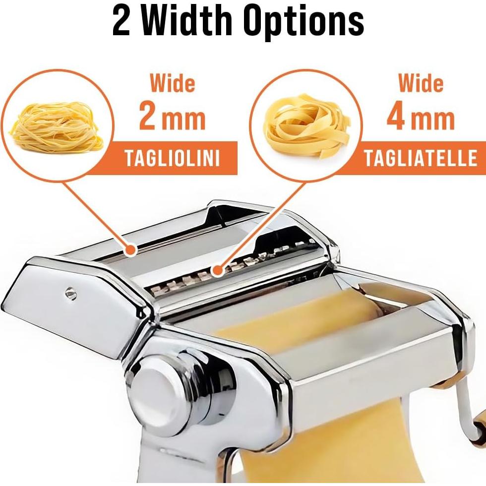 Máquina de Pasta Manual Japard, 6 Grosor Ajustable, 2-4 mm