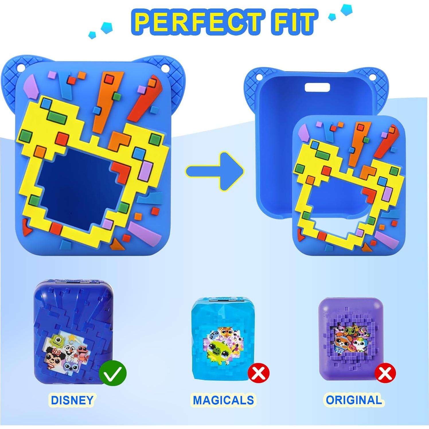 Funda de Silicona Suave Supmay para Bitzee de Disney - Azul