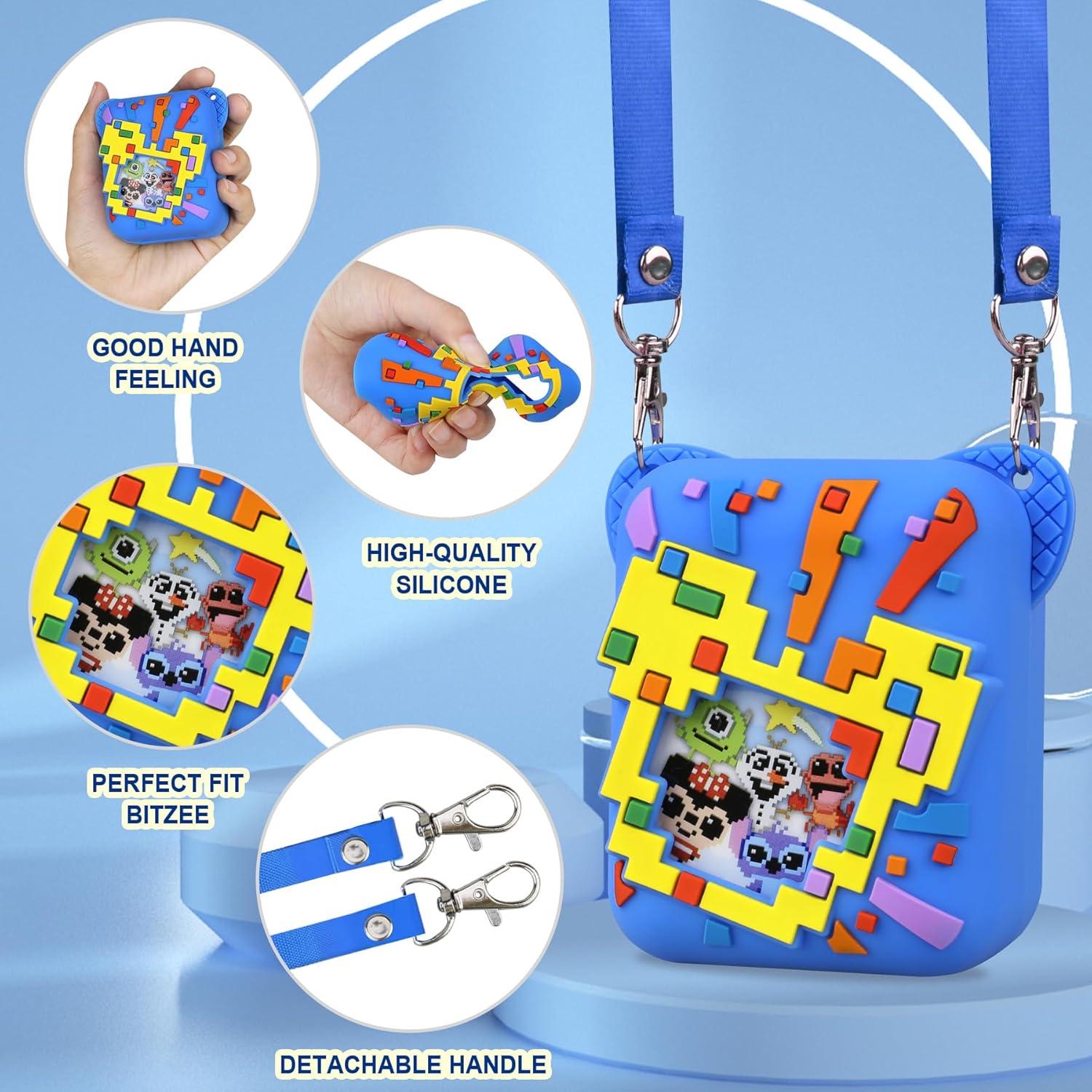 Funda de Silicona Suave Supmay para Bitzee de Disney - Azul