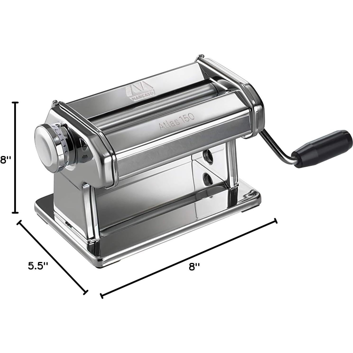 Rodillo de Pasta Marcato 8340 150mm Manual Plata