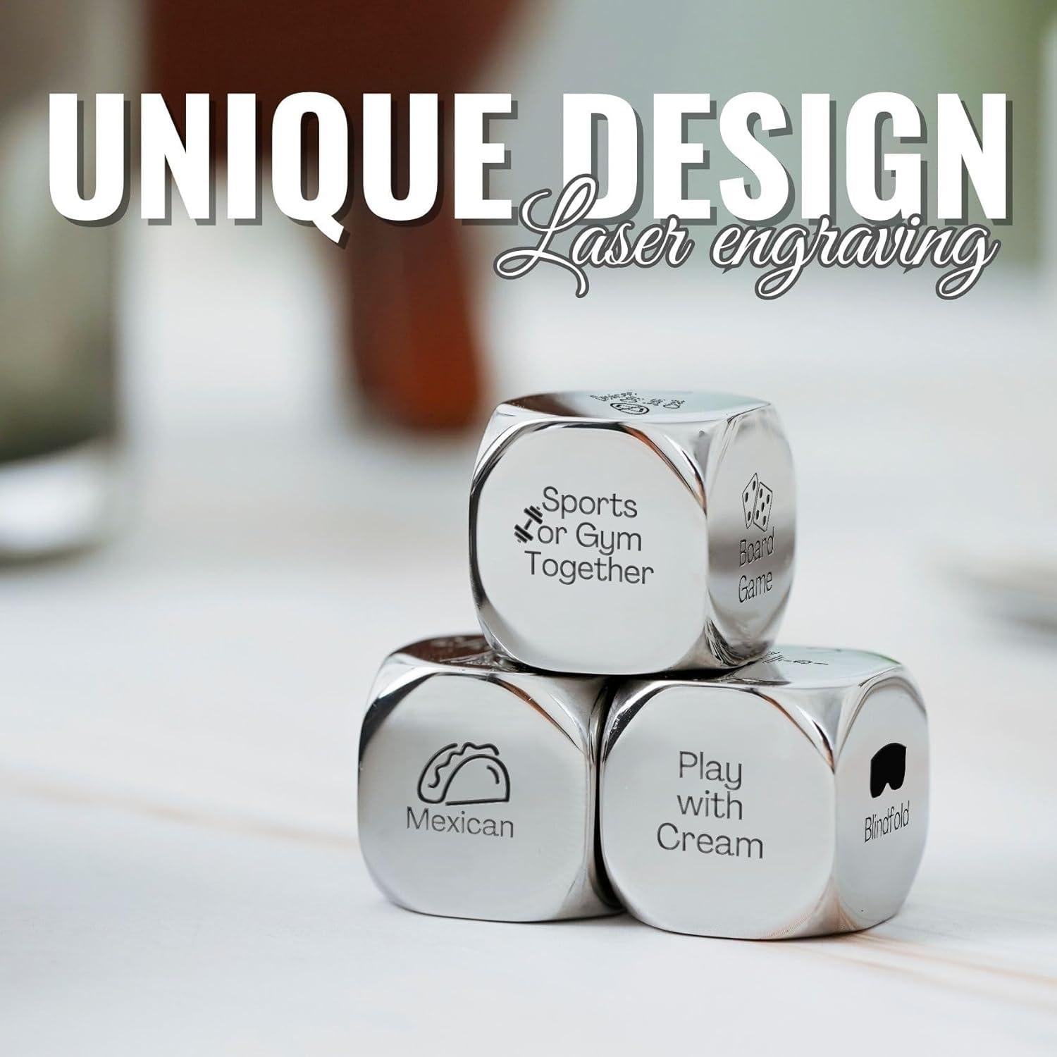 Dados de Decisión INNObeta 6 Piezas para Citas Divertidas