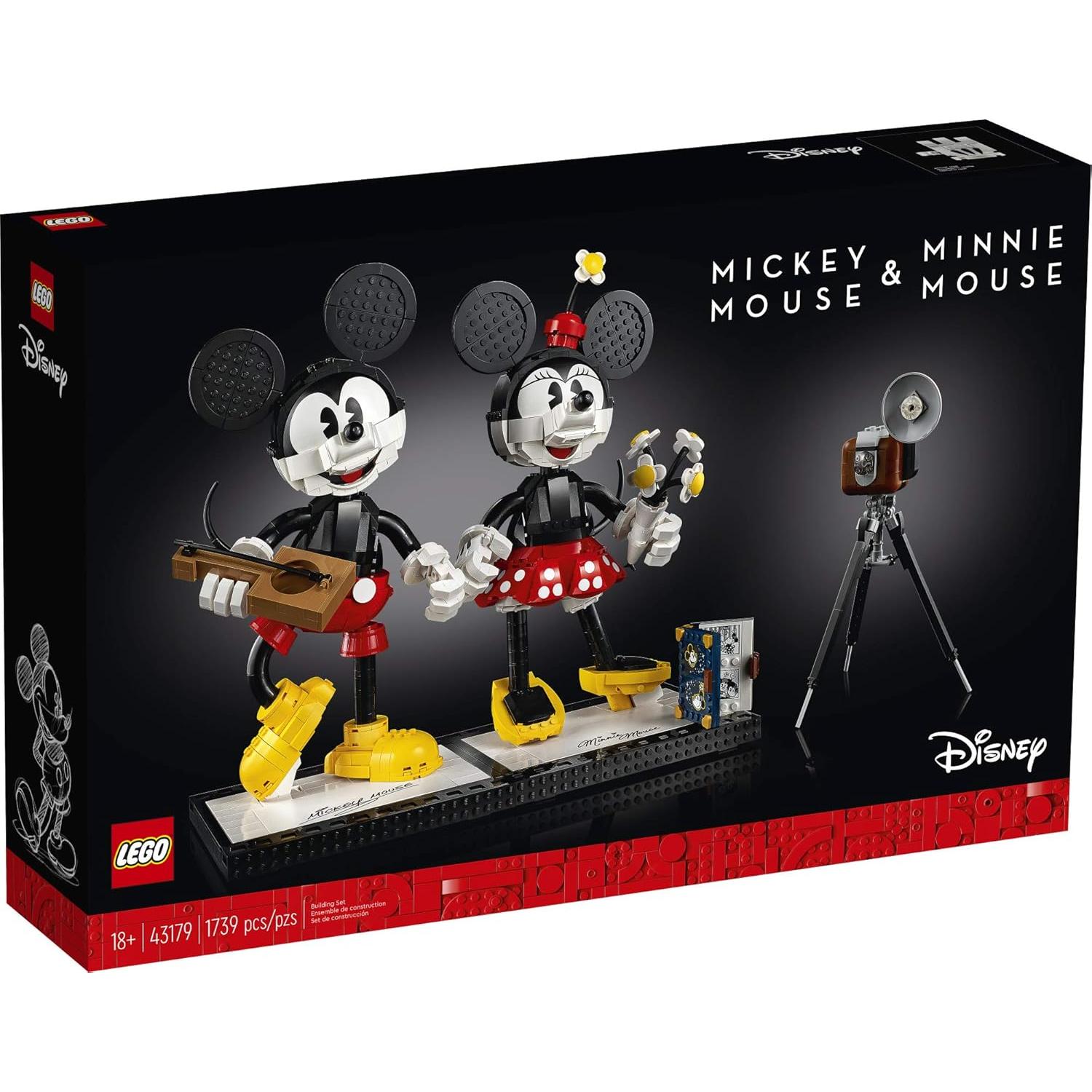 LEGO Disney Mickey y Minnie Mouse Construcción 43179 1739 Piezas