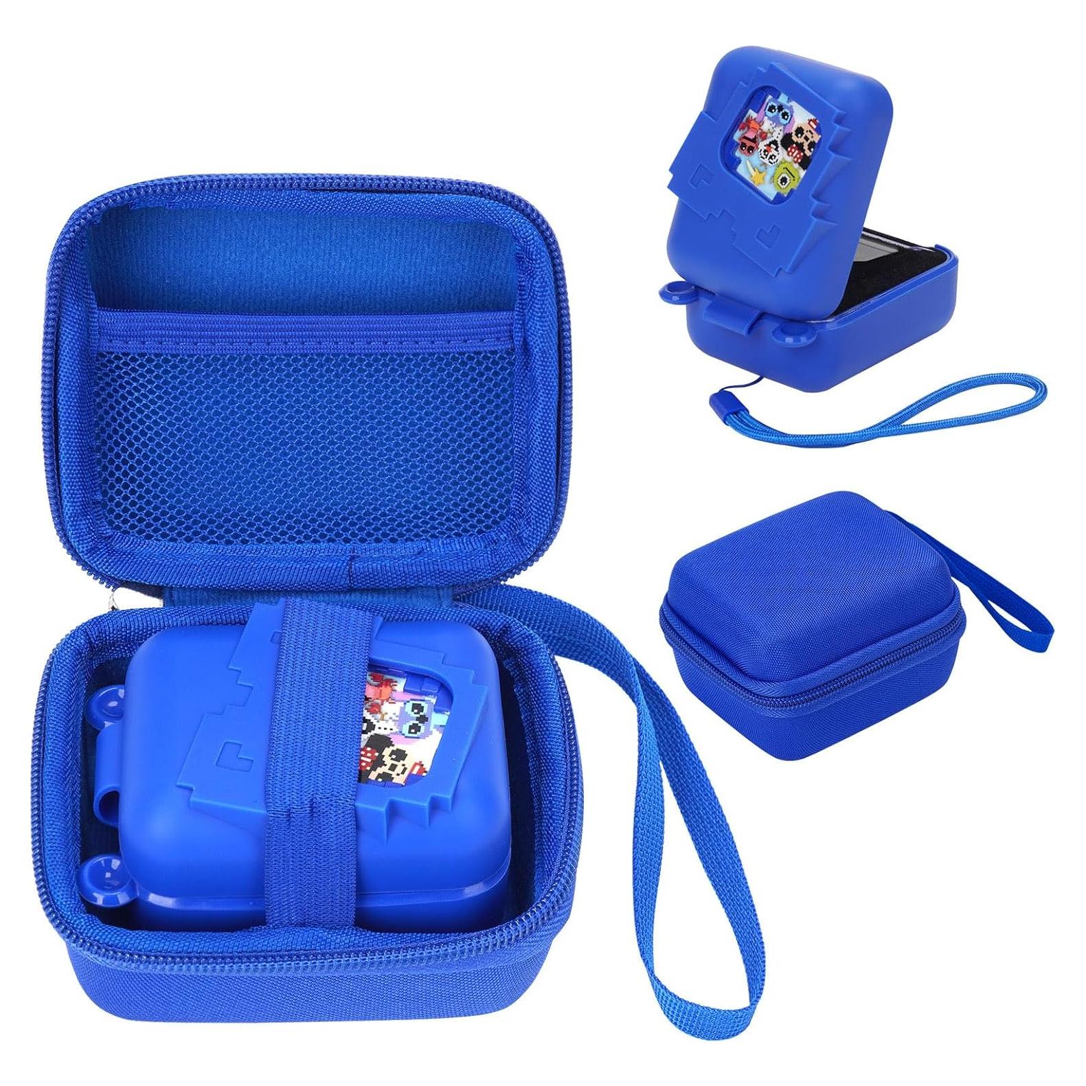 Funda de silicona y transporte para Bitzee Disney Azul