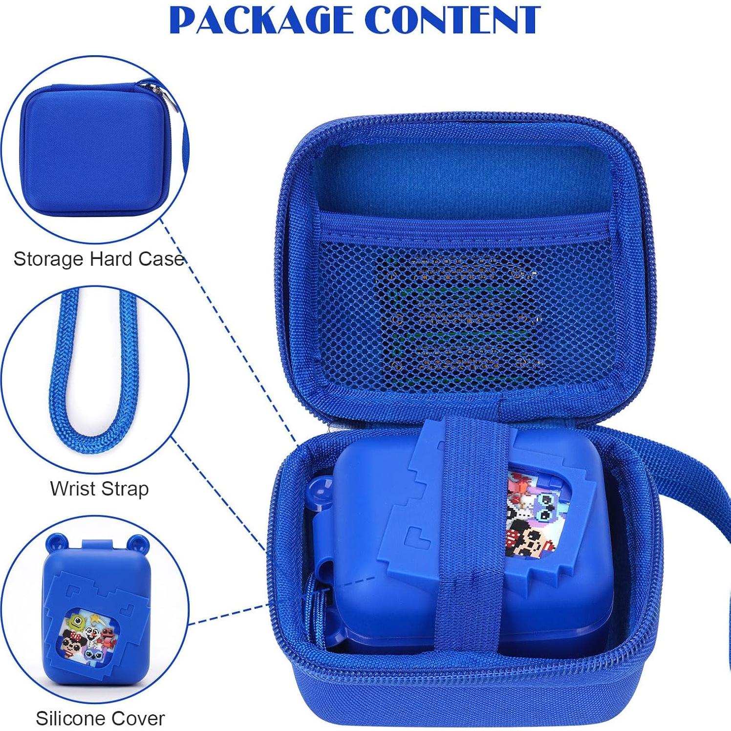 Funda de silicona y transporte para Bitzee Disney Azul