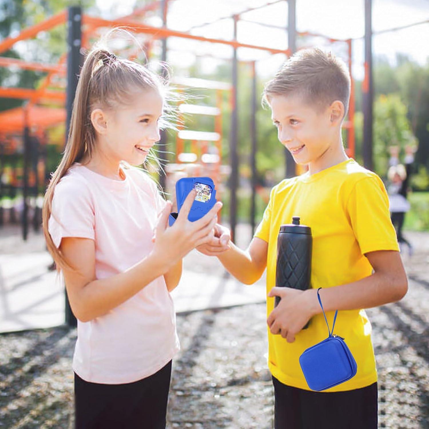 Funda de silicona y transporte para Bitzee Disney Azul