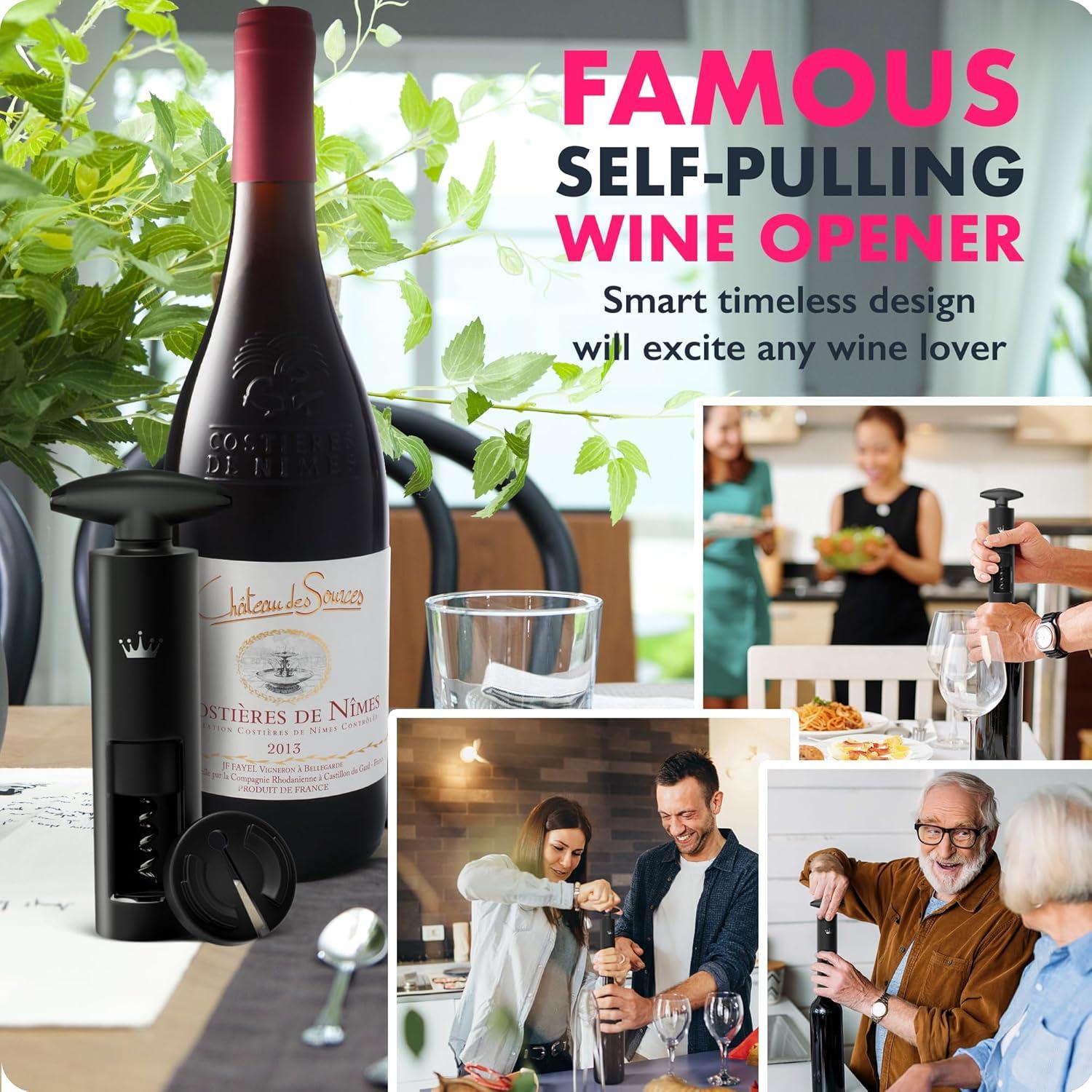 Abridor de Vino Auto-Extractor VINABON - Sacacorchos 2025