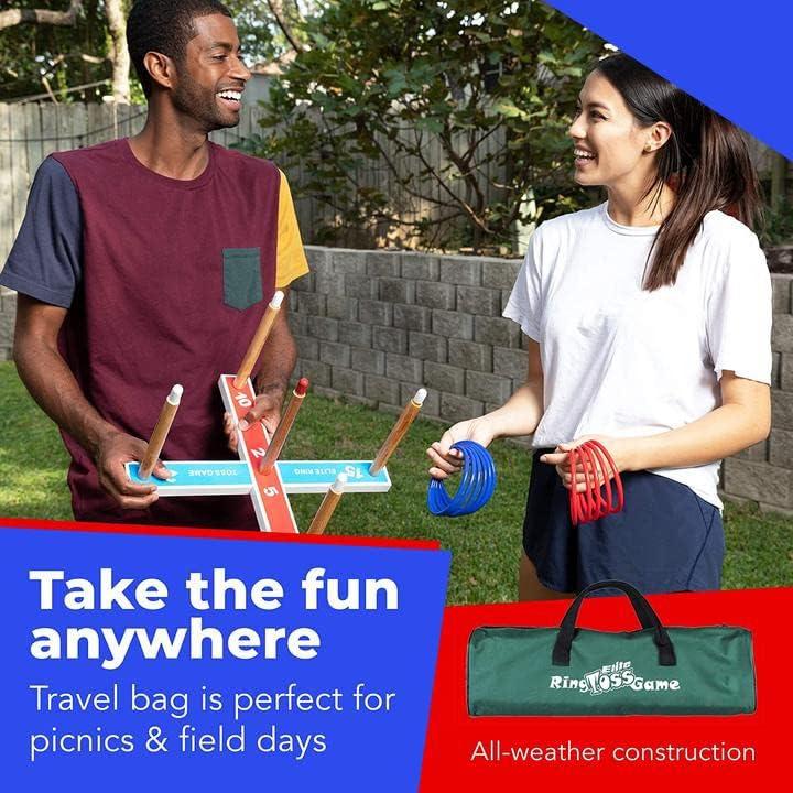 Juego de Lanzamiento de Aros Elite Sportz - Patio y Exterior