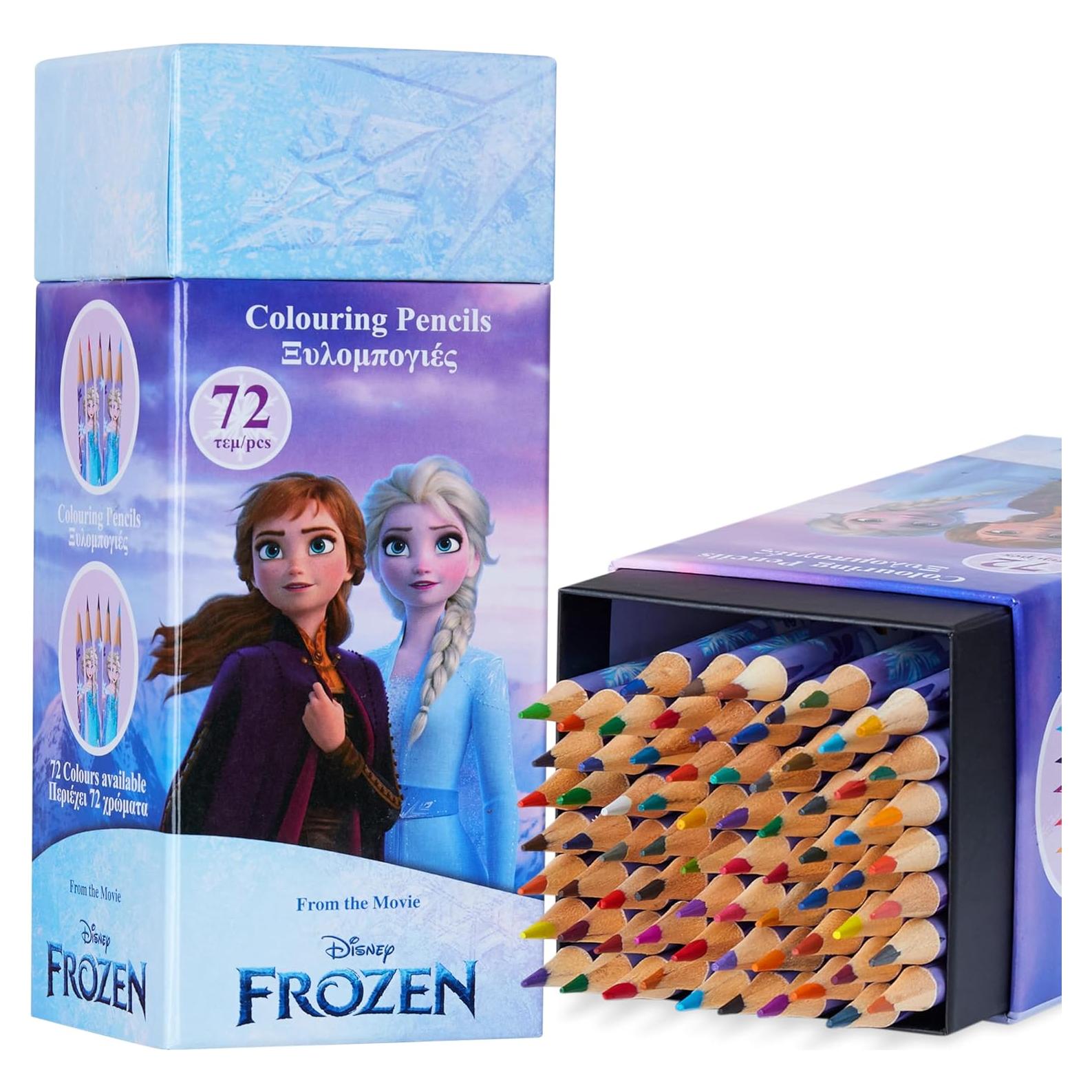 Lápices de Colores Disney 72 Piezas Multicolor para Niños