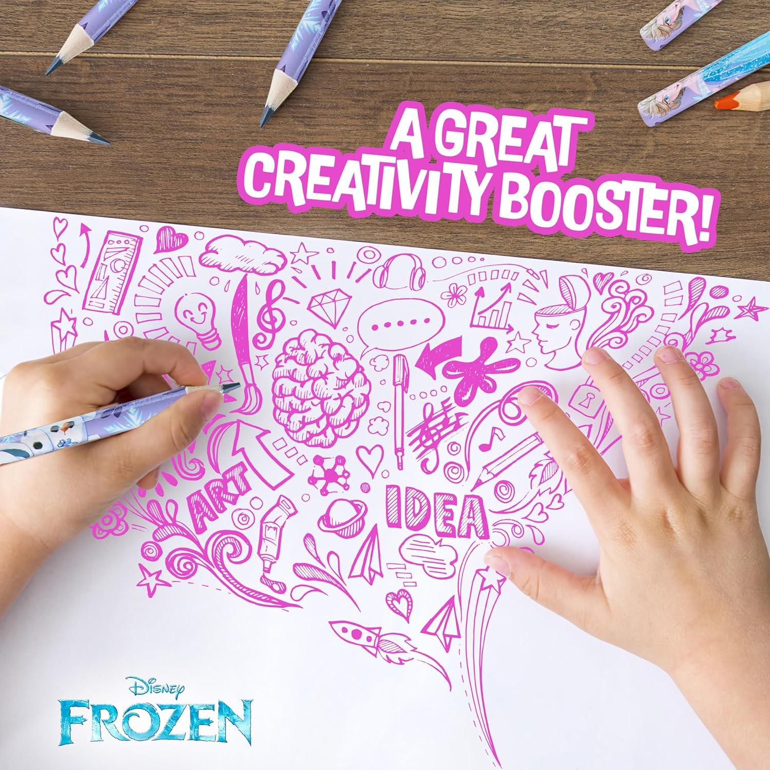 Lápices de Colores Disney 72 Piezas Multicolor para Niños