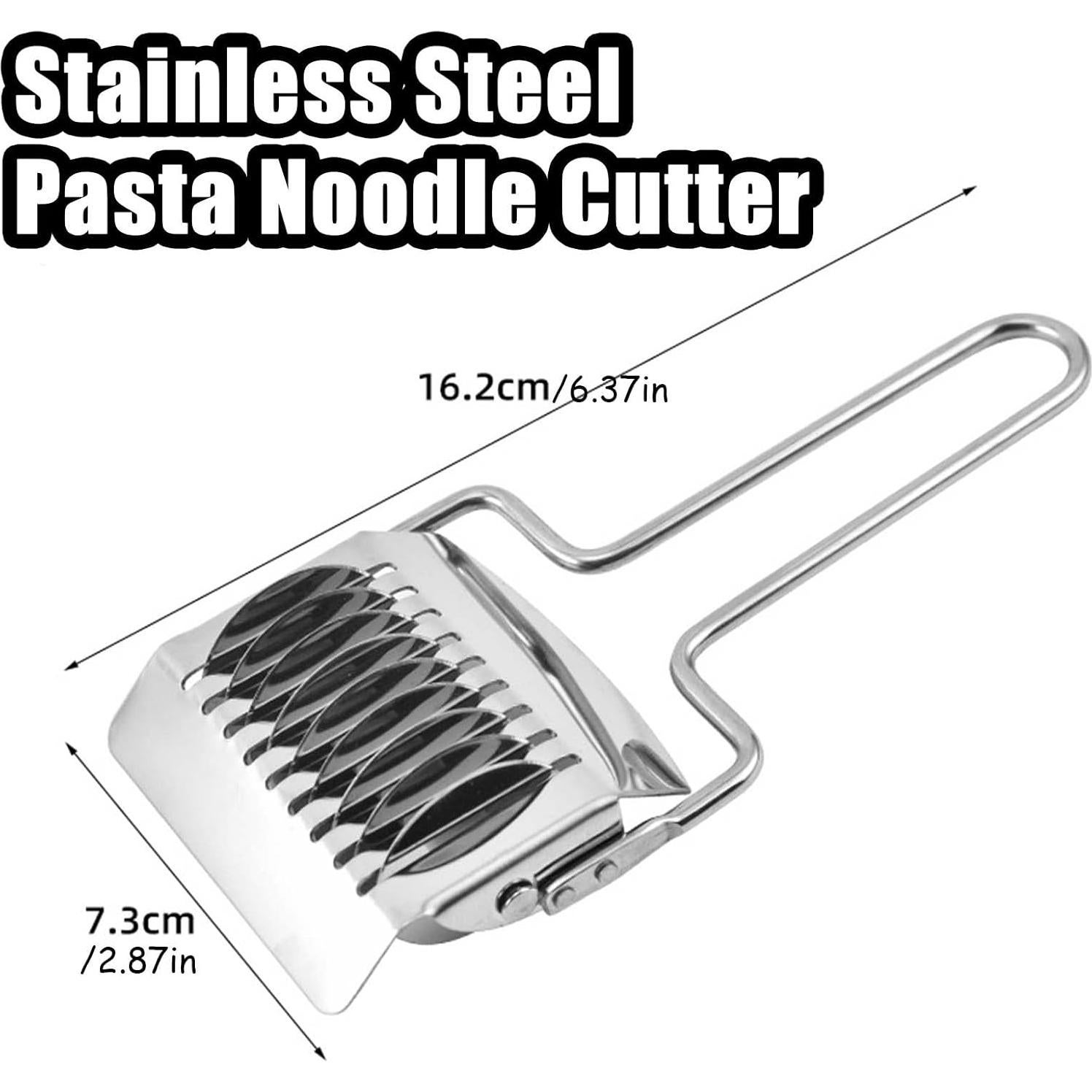 Cortador de Fideos Manual LiXiongBao Acero Inoxidable 9 Discos