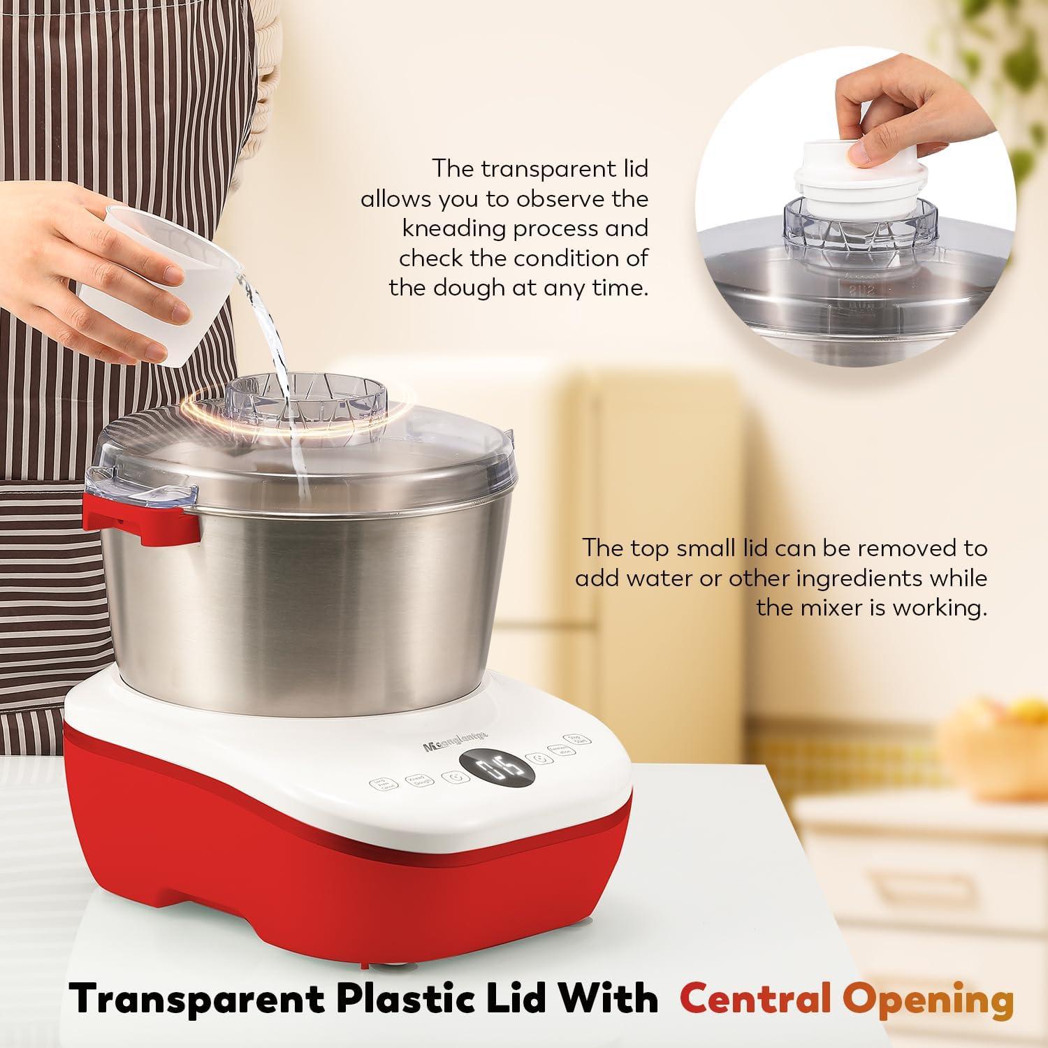 Amasadora de Masa Moongiantgo 5L 200W Táctil Acero Inoxidable