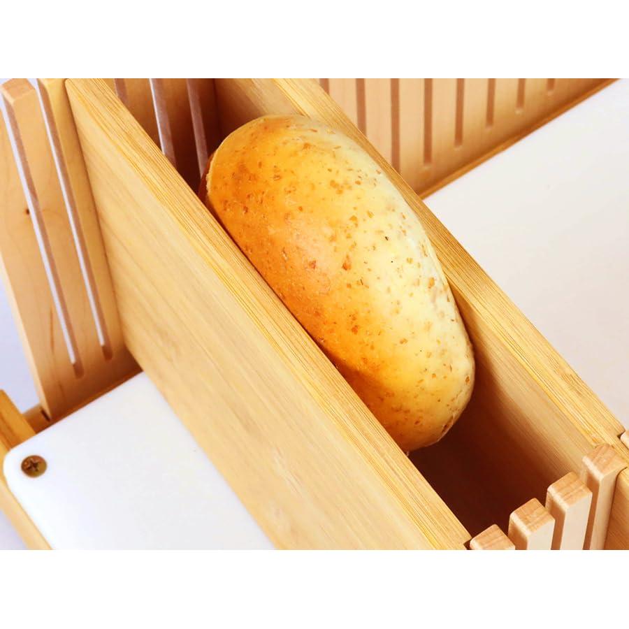 Cortador de Pan ABIOTO Plegable con Base HDPE y 4 Grosor