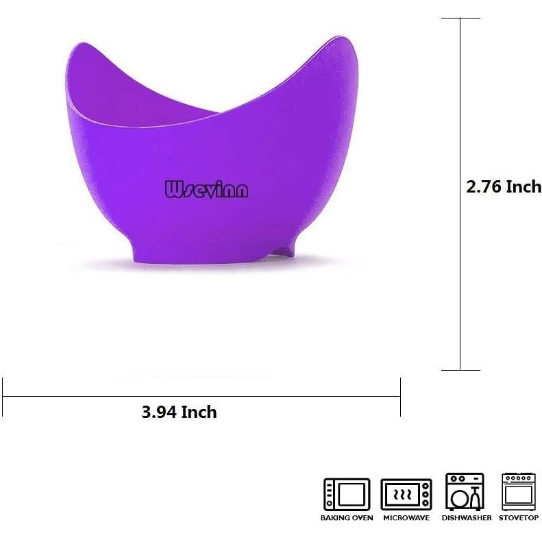 Cocinador de Huevos Escalfados Wsevinn - 4 Tazas Silicona