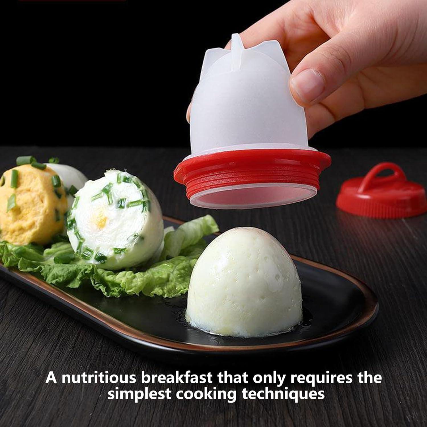 Cocinador de Huevos Duro KINKIMISTINA 6 Piezas Antiadherente