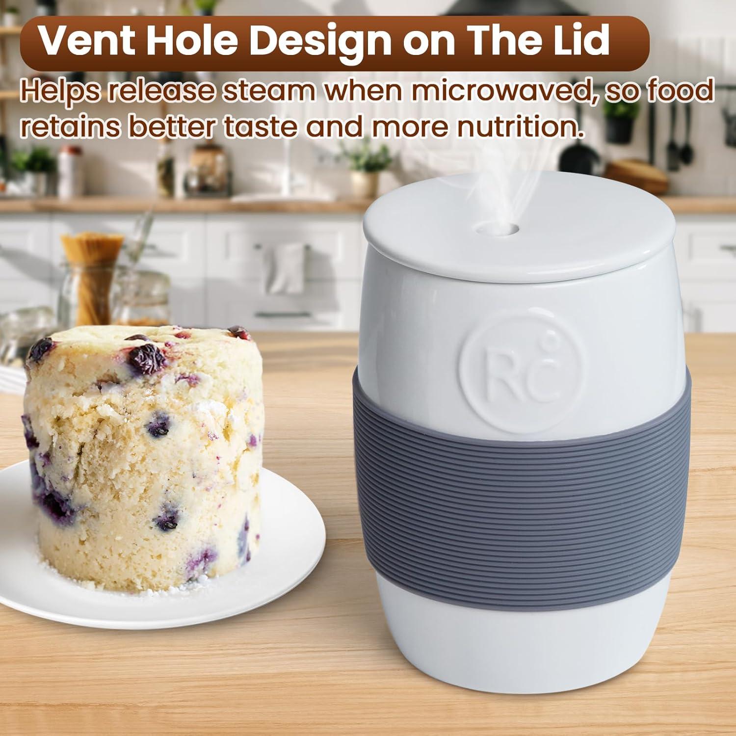 Cocinero de Huevos Cerámica 1529 para Microondas 4 Huevos