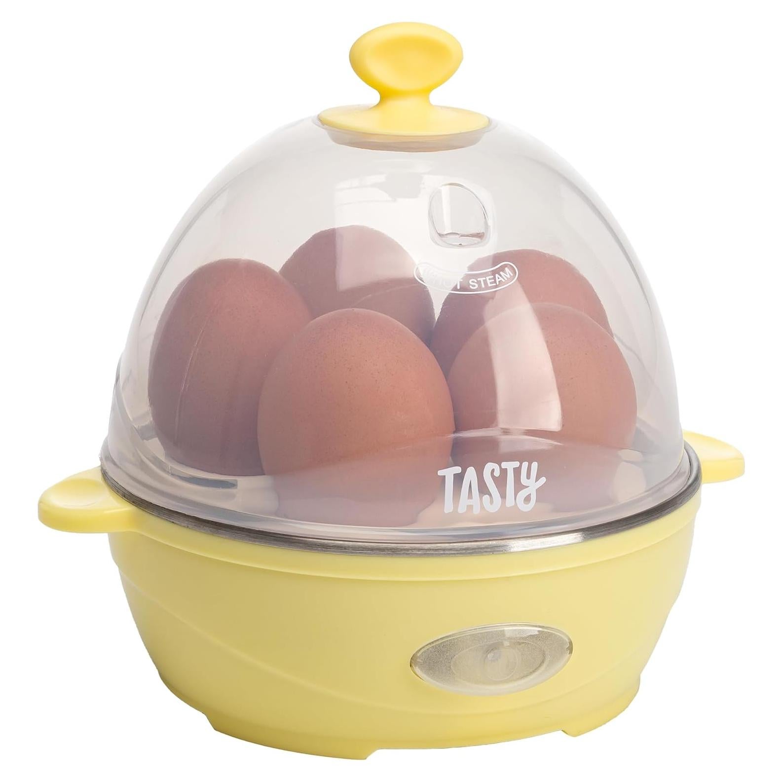 Mini Cocedor de Huevos Tasty Amarillo 5 Huevos 360W